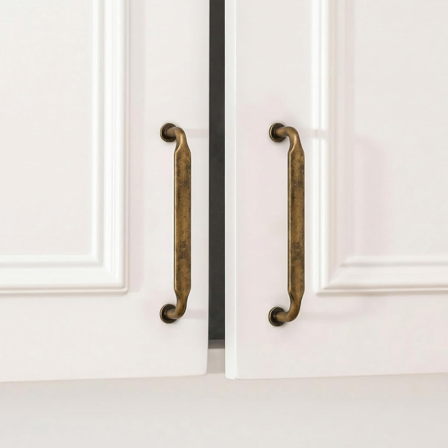 10 Pack 5 Inch Antique Brass Cabinet Pulls Vintage Retro Brass Drawer Pulls Kitc