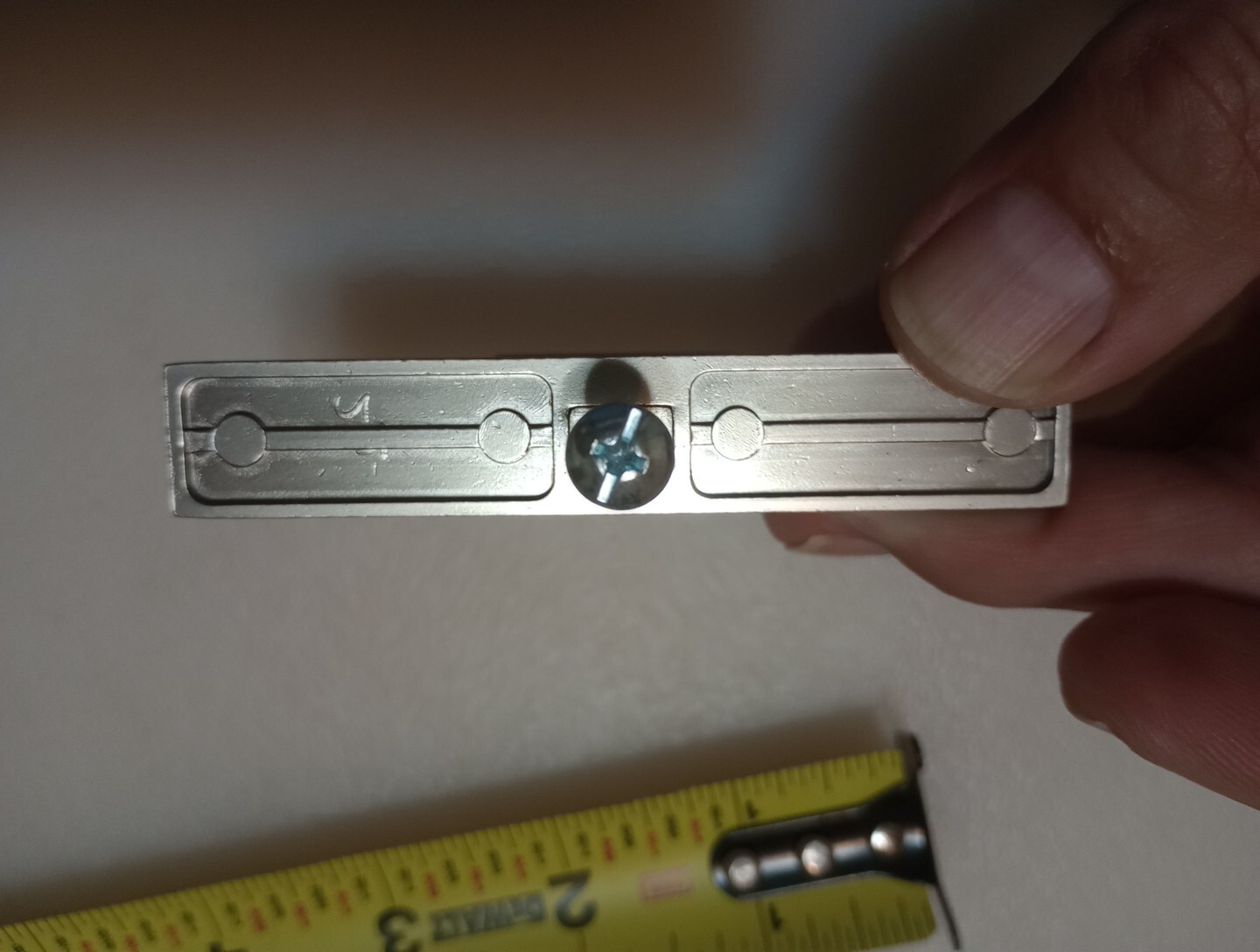 Vintage Cabinet Door Drawer Hardware Pulls Brass Nickel Deco, 3 1/4″X1 1/4″