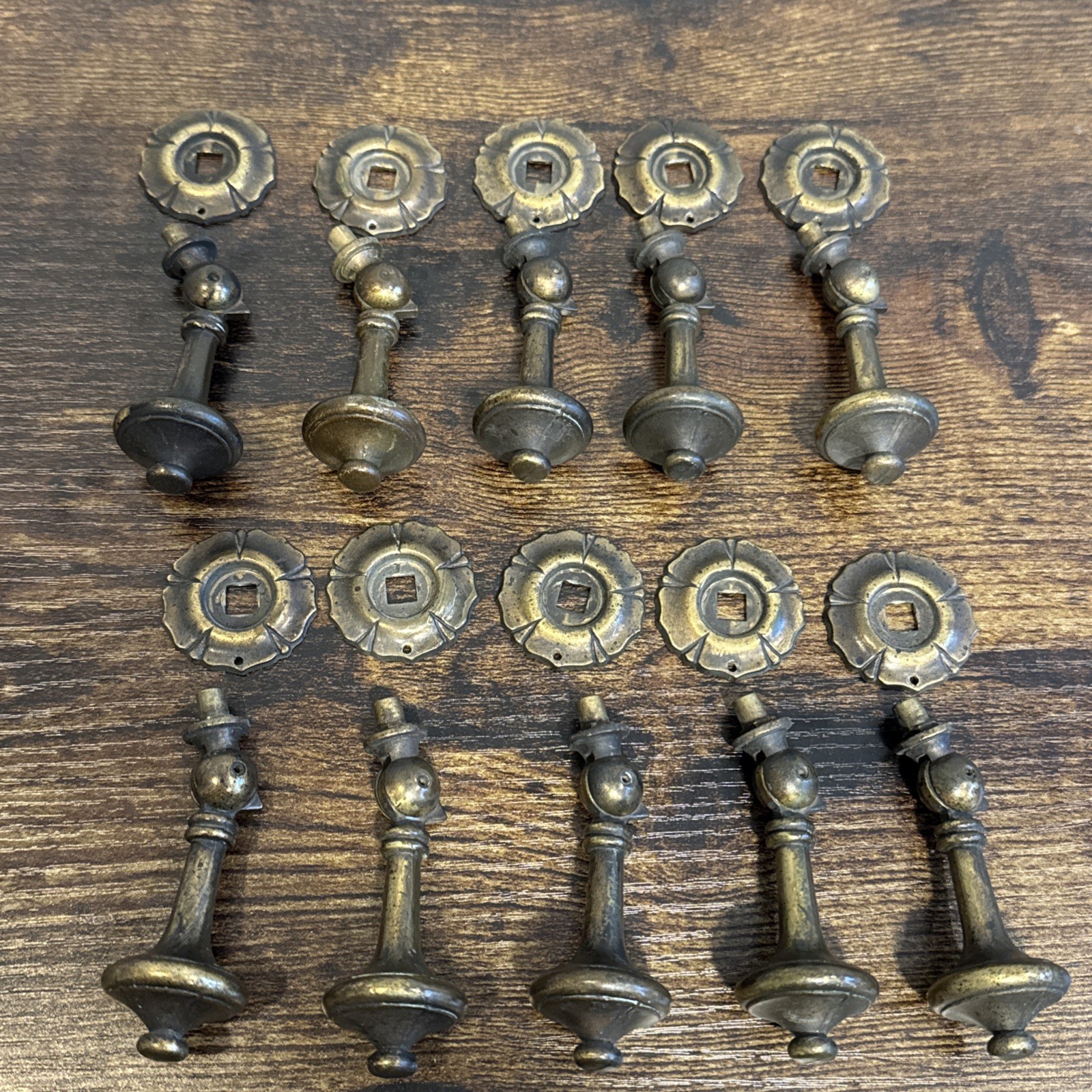 Drexel Esperanto Drawer Pull / Price Is Per Pull /Teardrop Brass Dresser Handle