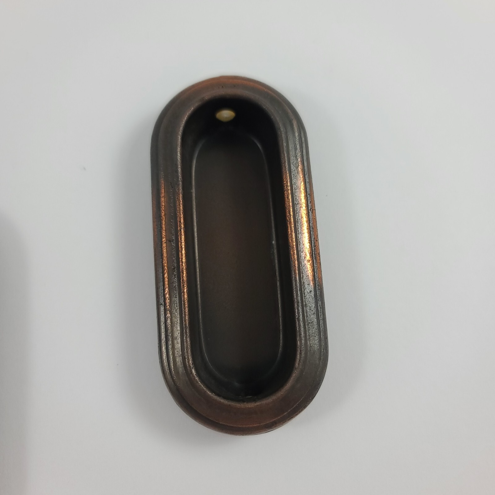Vintage 1960s Amerock Recessed Drawer Pull Pair Finger Pull 1582