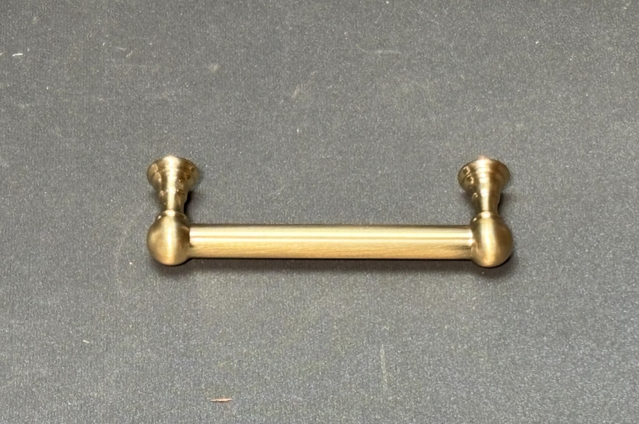 khtumeware 16 Pack Brushed Brass Cabinet Pulls 3-1/2 Inch(89MM)