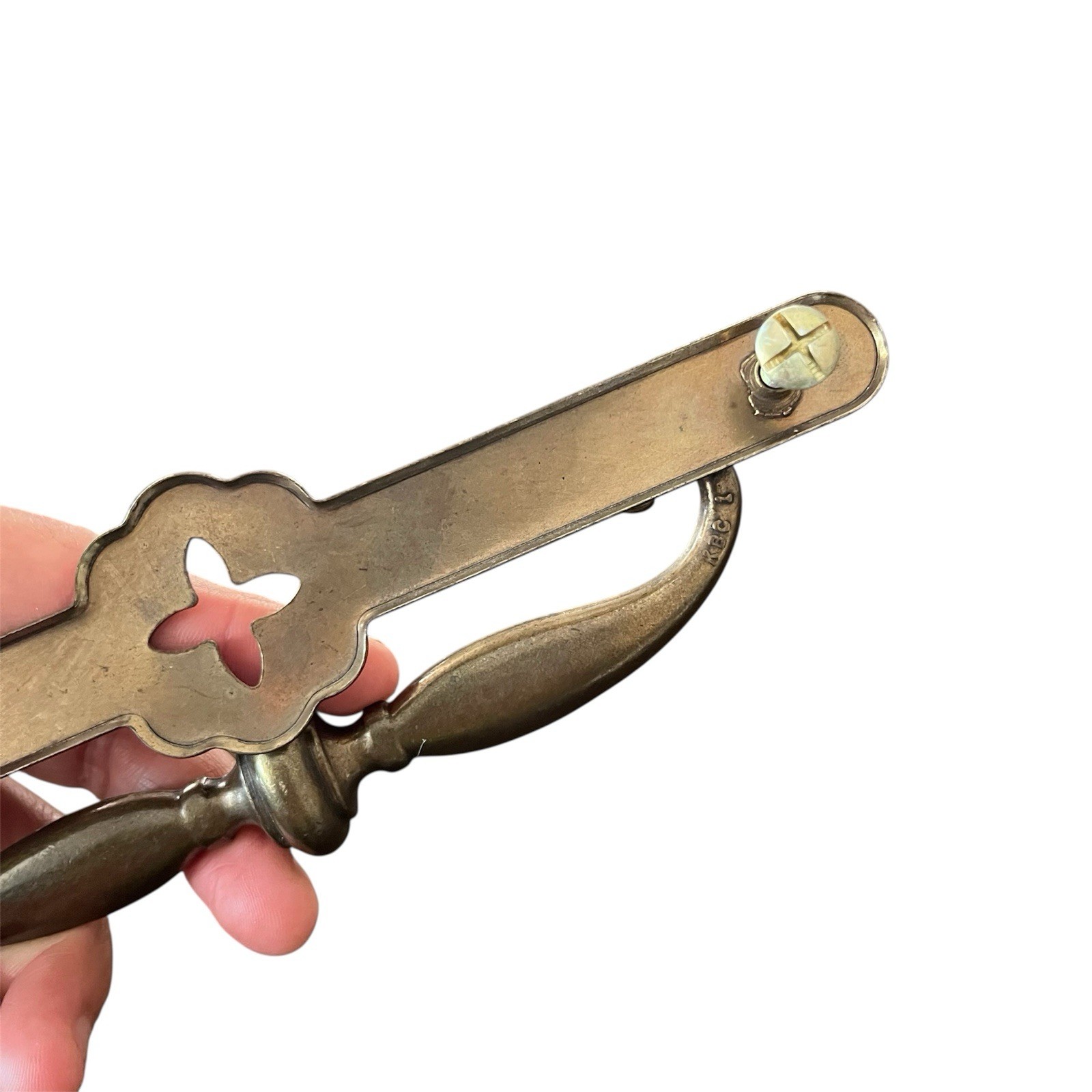 KBC Keeler Brass Co Vintage LONG Drawer Pull Bail Handle