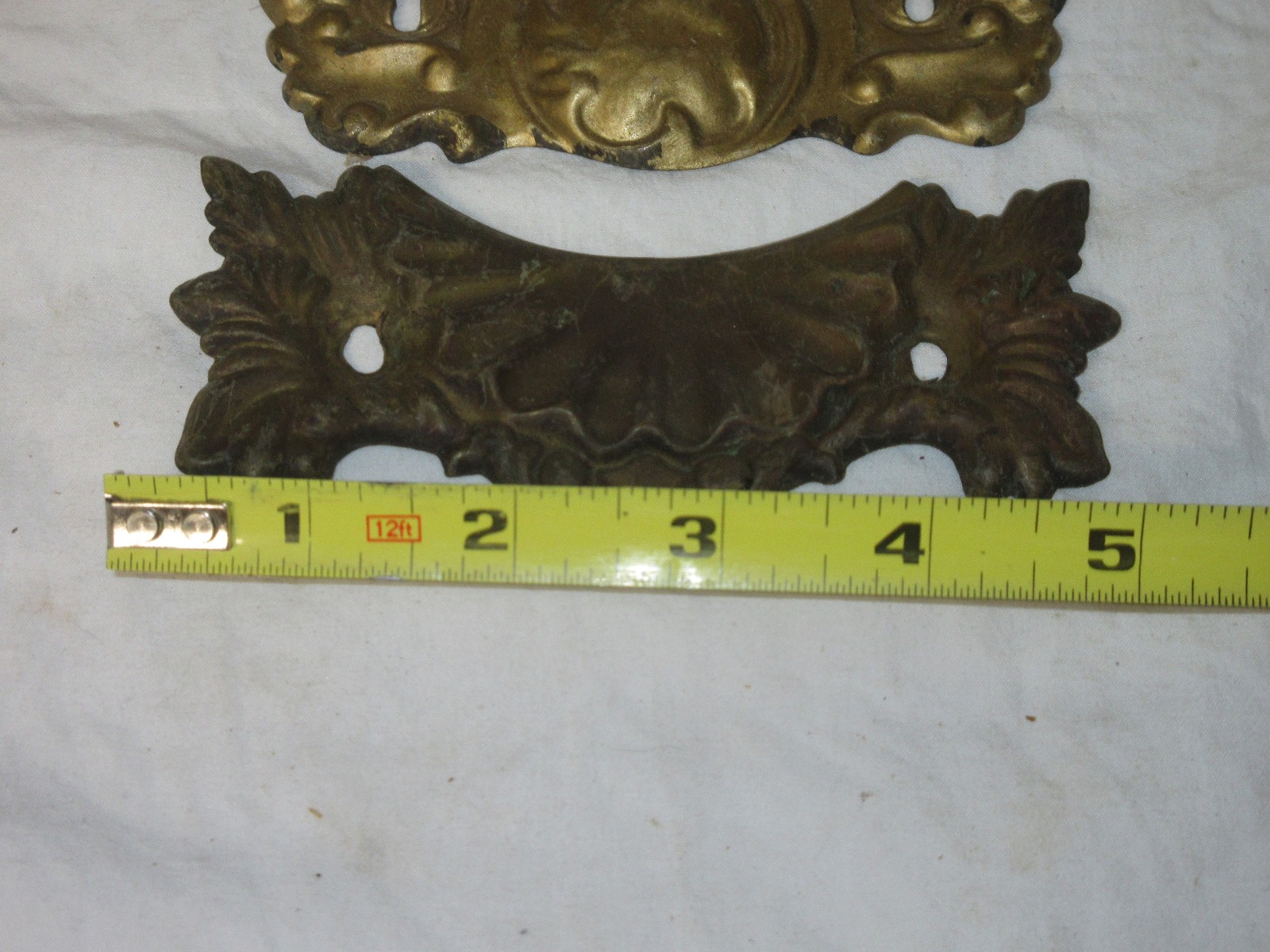 Antique Furniture Vintage Metal Hardware LOT Emblem decorations etc.