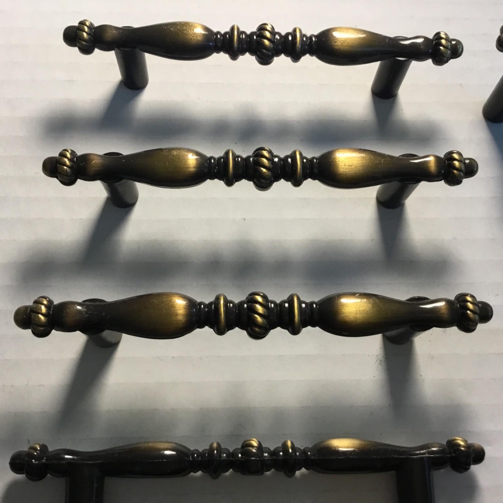 SET OF 5! VINTAGE CABINET DOOR /DRAWER PULLS 3” C TO C