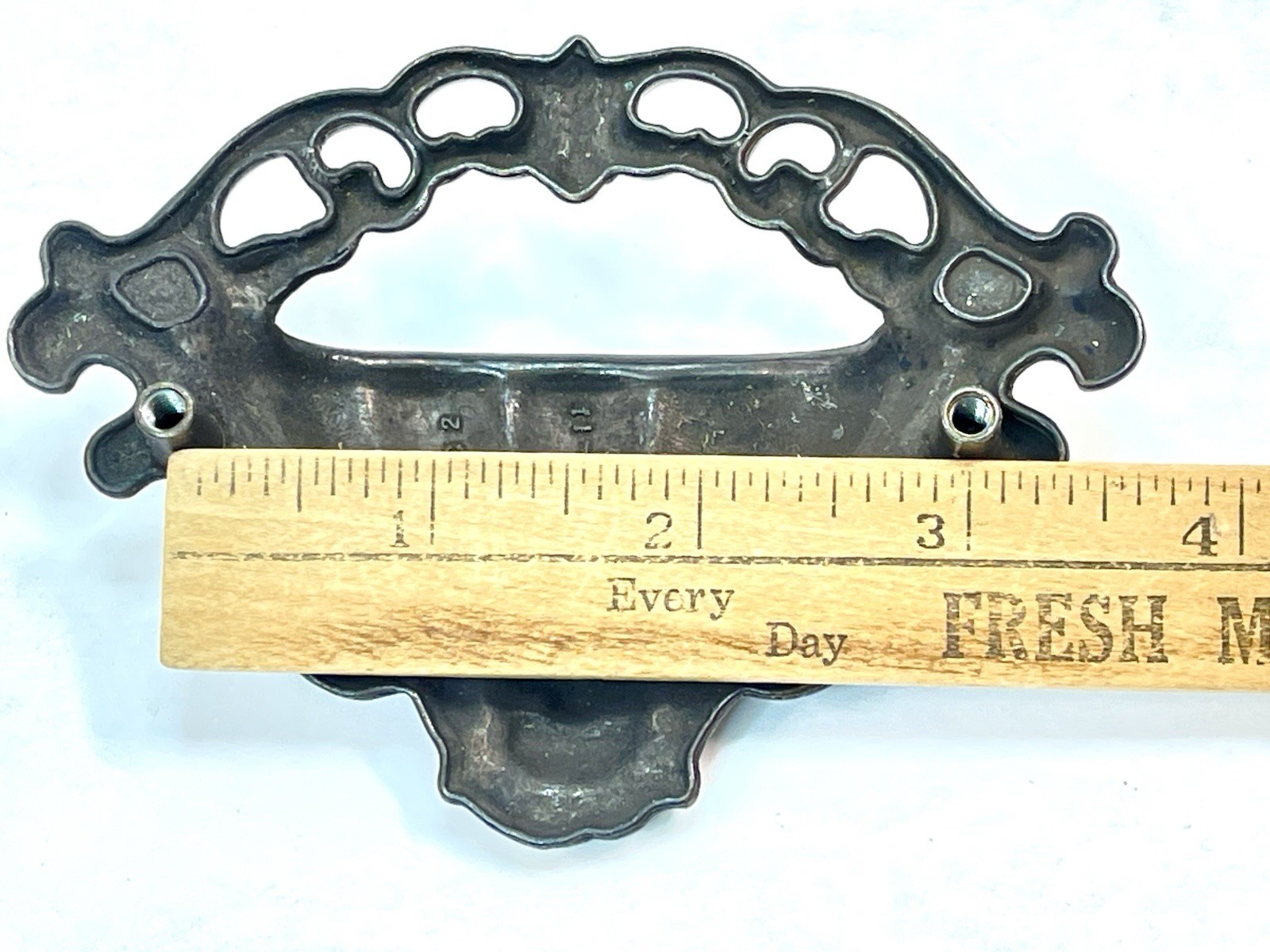 NOS 4.5″ Lion Head Bin Pull Drawer Handle KBC Brass Co