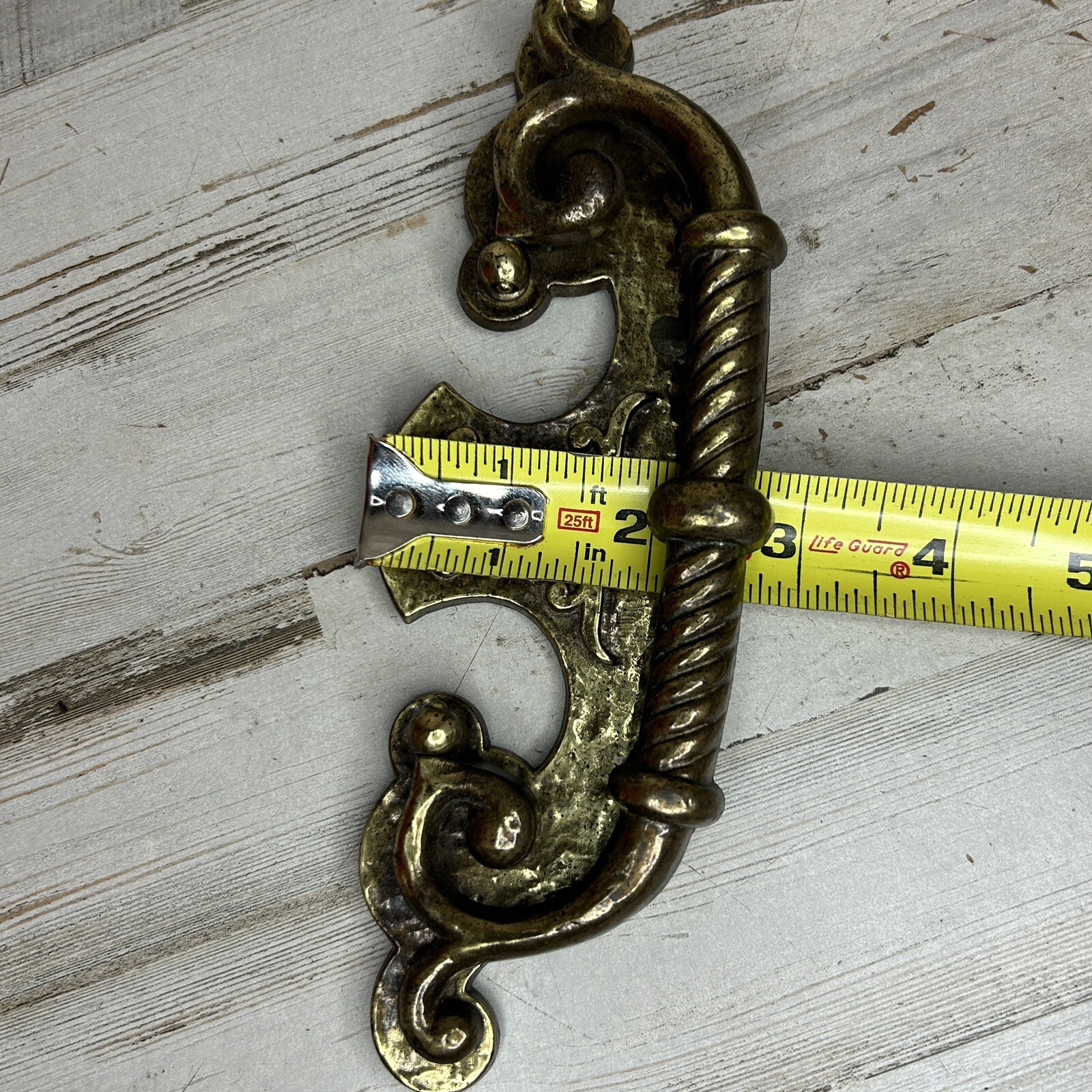 Vintage Large KBC 150 Keeler Brass Co Center Handle Drawer Cabinet Pull
