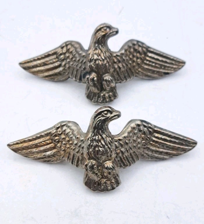 Antique Dresser Drawer Pulls Eagle Cabinet Handles Old Vintage Hardware Set of 2
