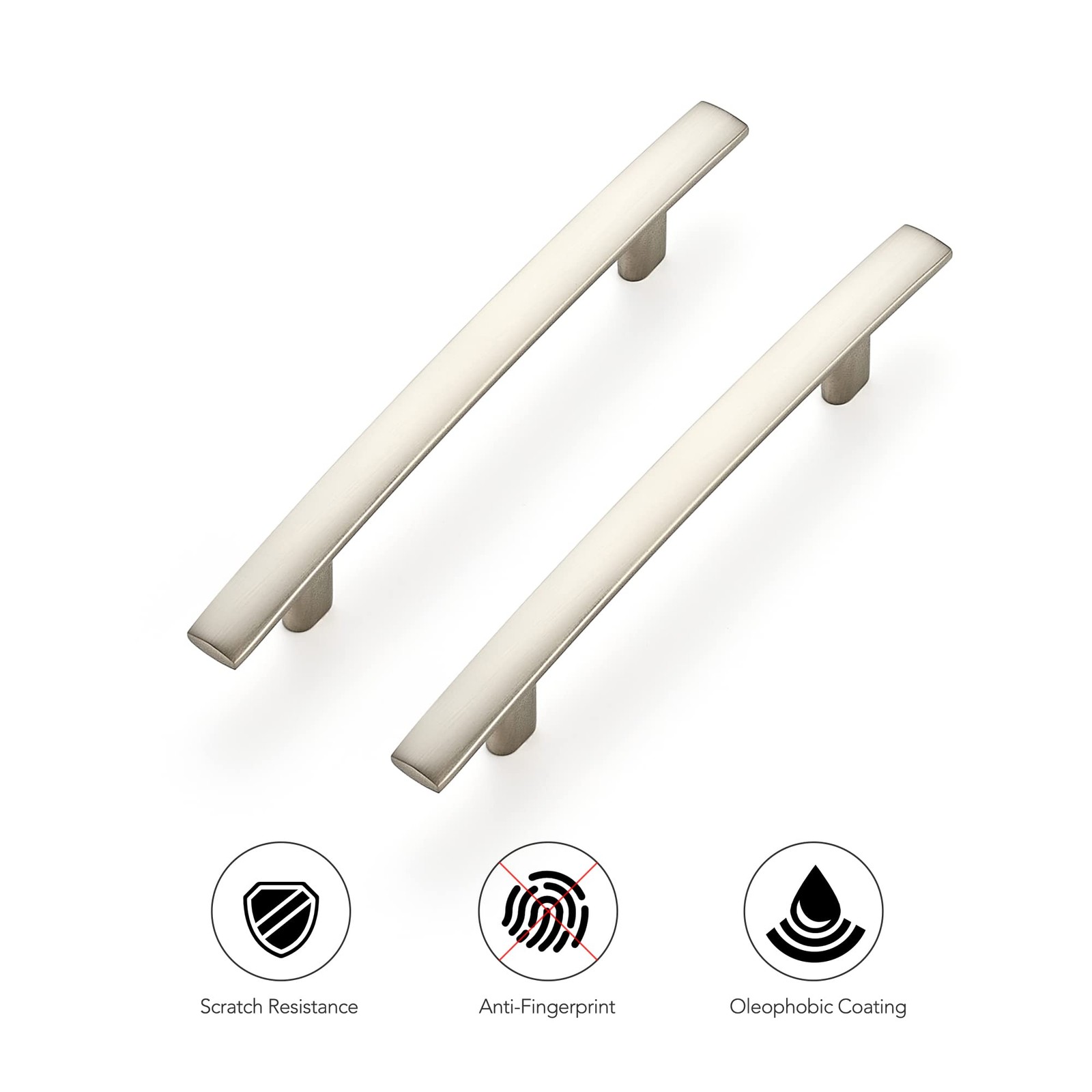 Ravinte 20 Pack Cabinet Handles Brushed Nickel Cabinet Pulls Kitchen Cabinet