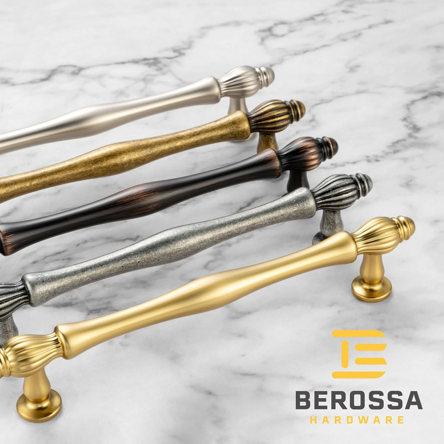 3 Inch Antique Brass Cabinet Pulls Drawer Handles 10 Pack 2510 | Vintage Brass K