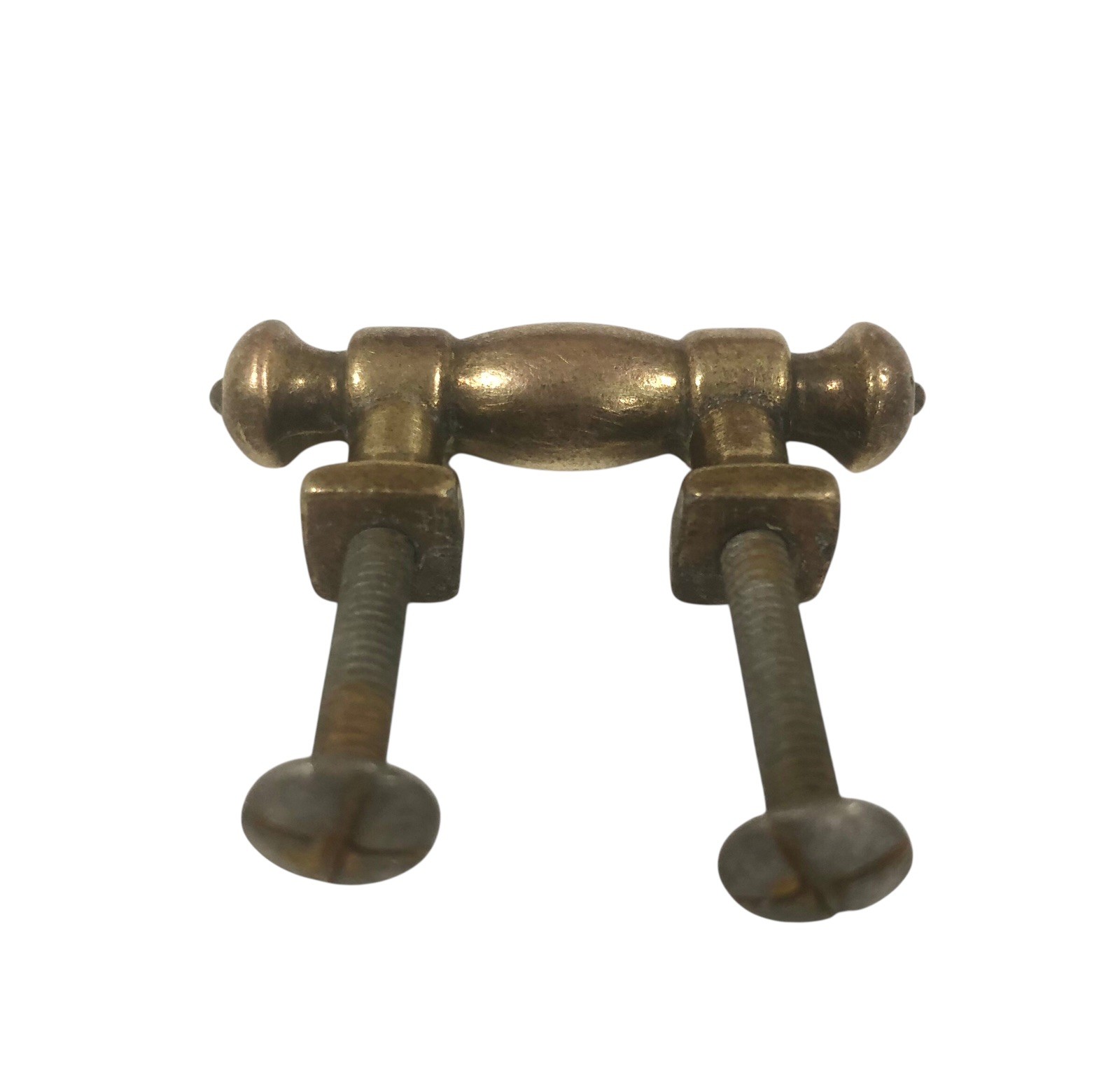 Vintage Drexel Esperanto MCM Dresser Brass Gold Door Pulls Set Of 2 W/ Screws