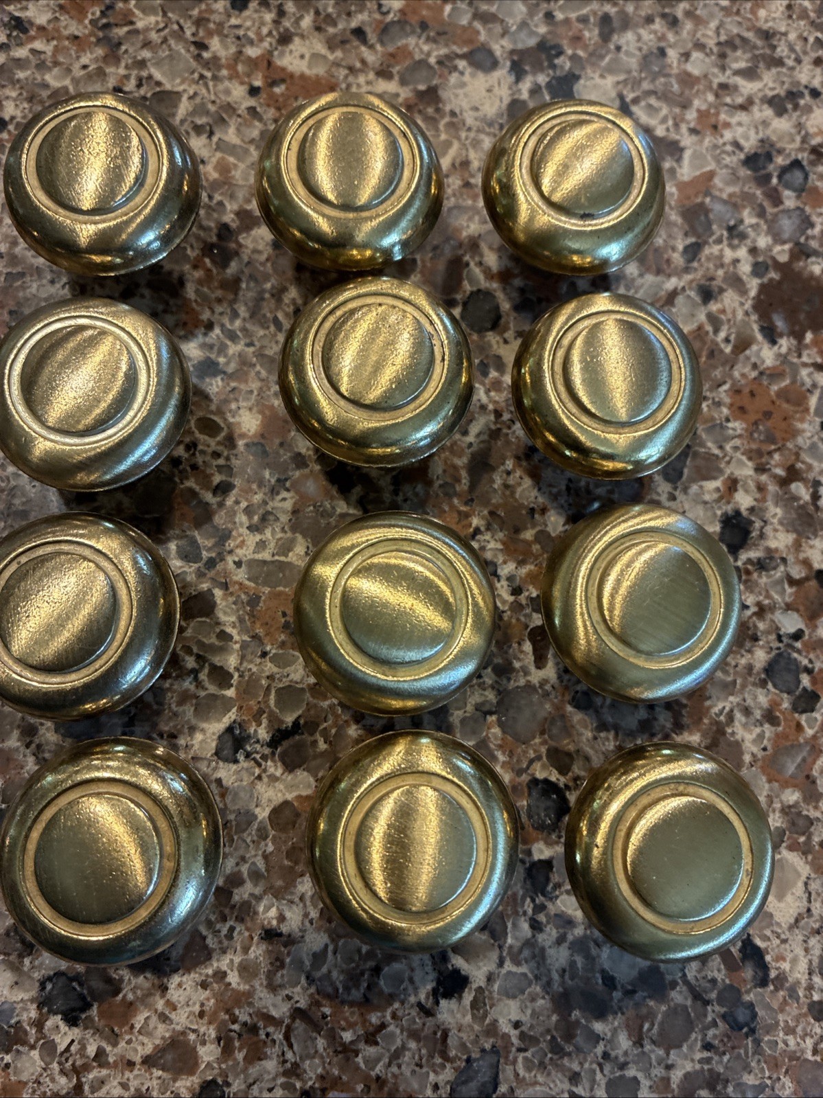 Lot of 20 Keeler Brass Co KBC 43834 Brass Drawer Pulls Handles Knobs Vintage