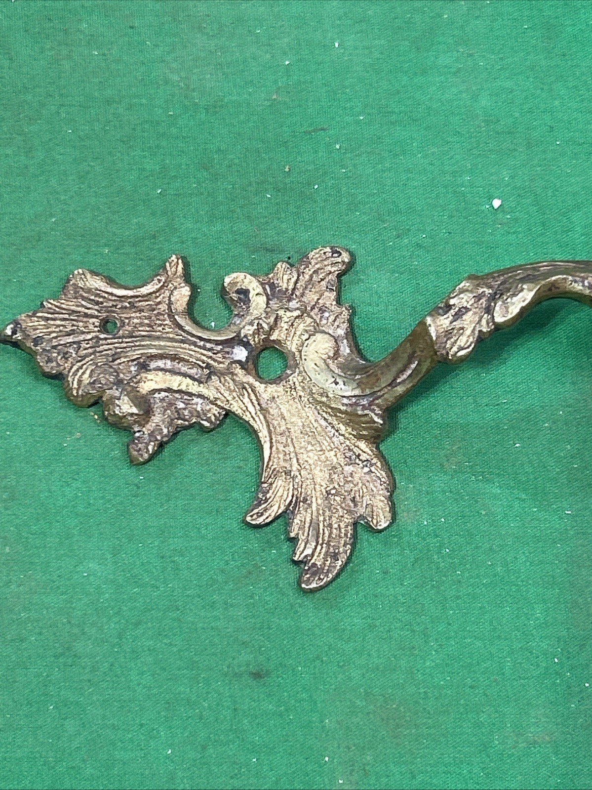 Vintage Pull French Provincial Drawer Pull 7 3/4” Long 4″ Center