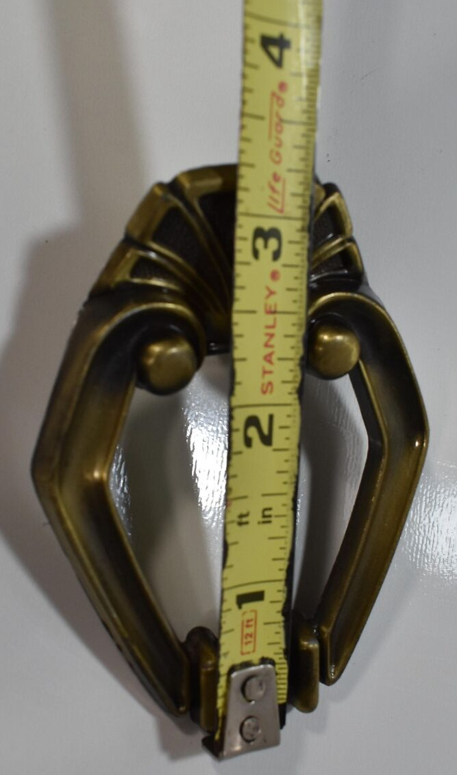 Vintage Antique Brass Bronze Drawer Pulls 44pcs Made in Japan