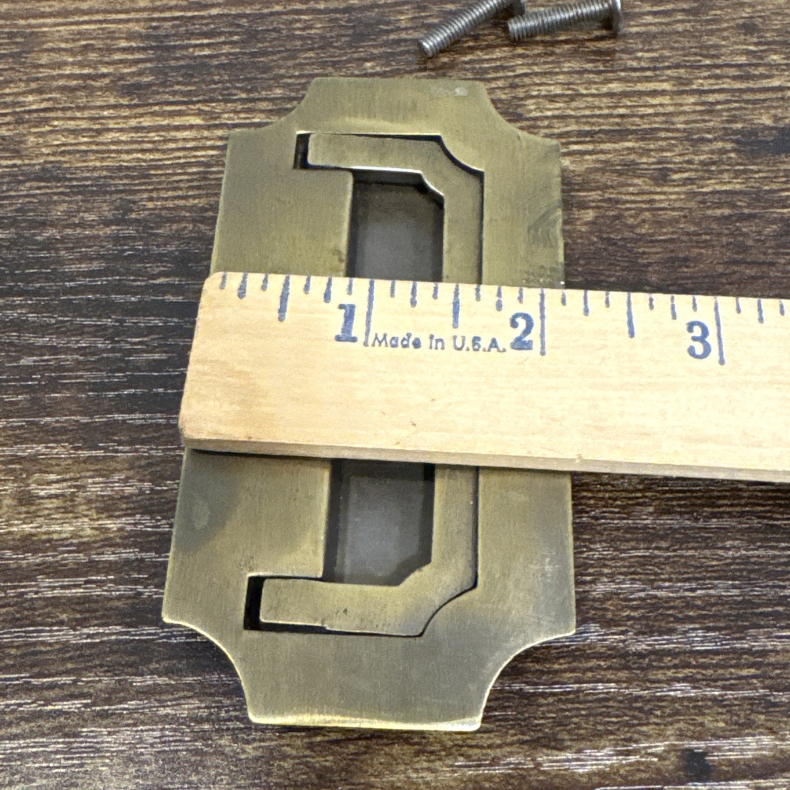 Drexel Campaigner Dresser Drawer Pull Handle Brass Vintage Mid Century MCM