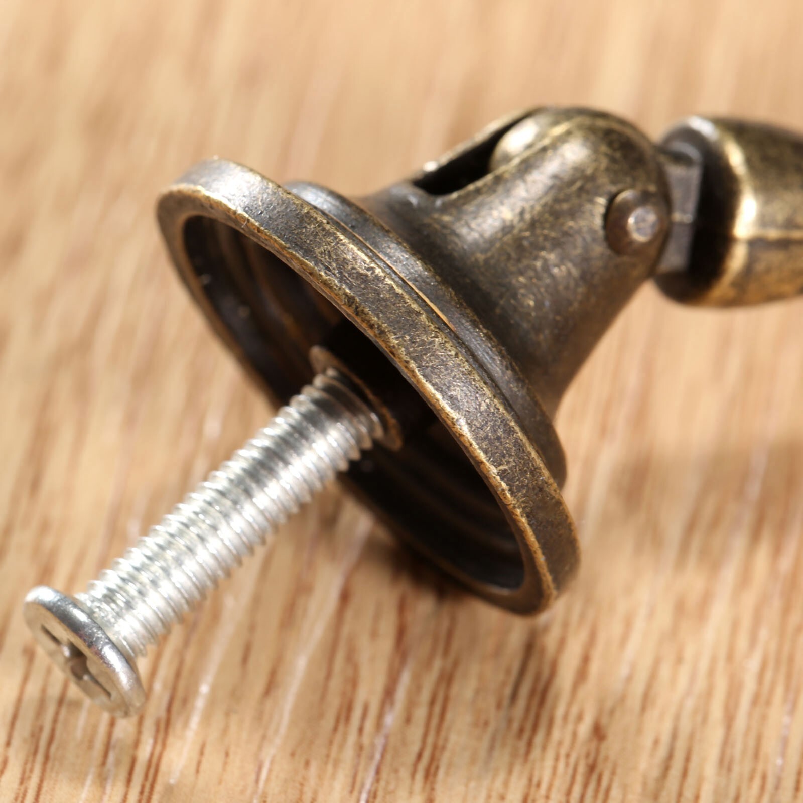 Antique Brass Drawer Pulls Handles Teardrop Vintage Cabinet Knobs