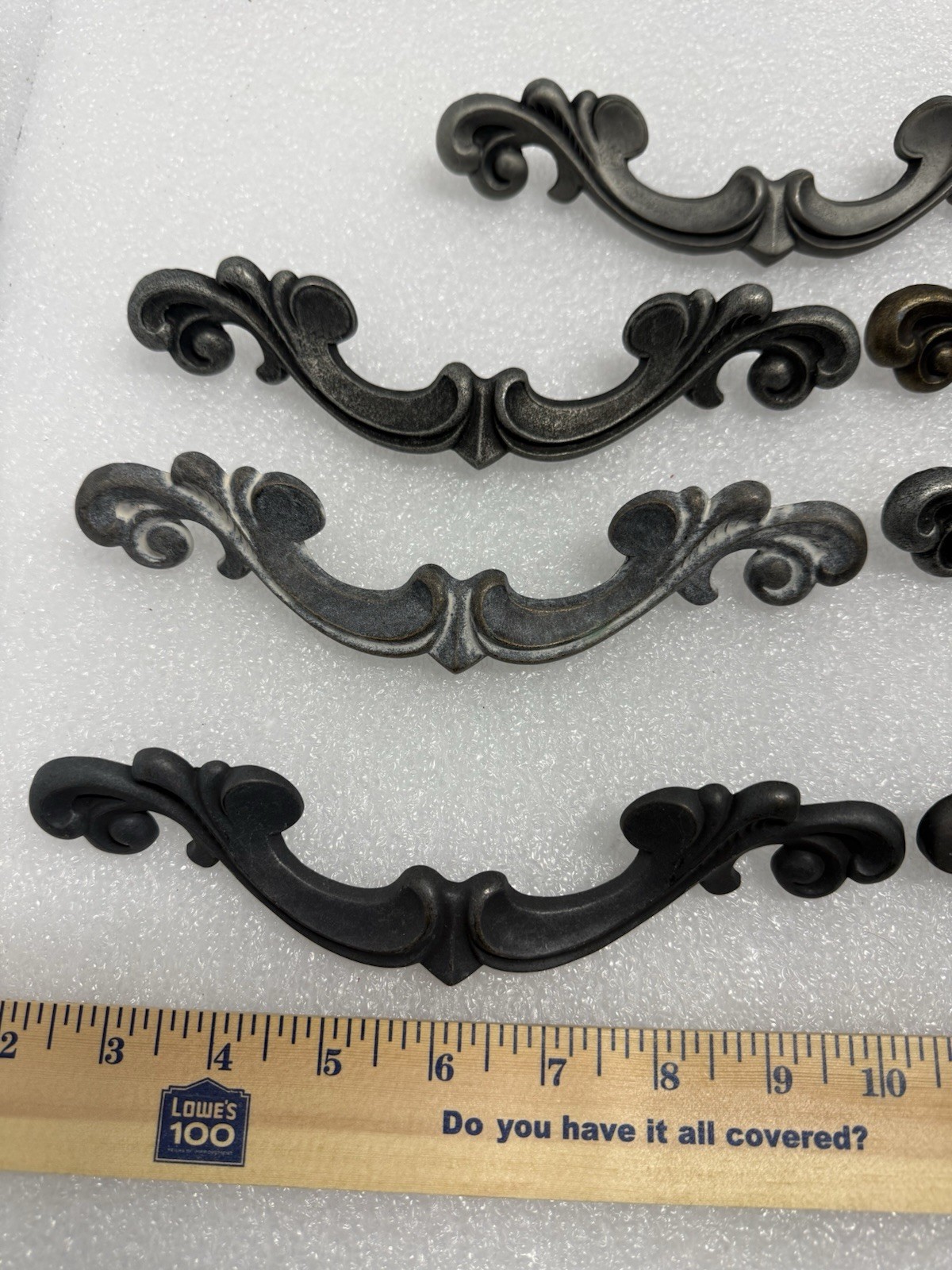 7 Vintage-Savage French Provincial Solid Drawer Pull 8”Different Finishes,