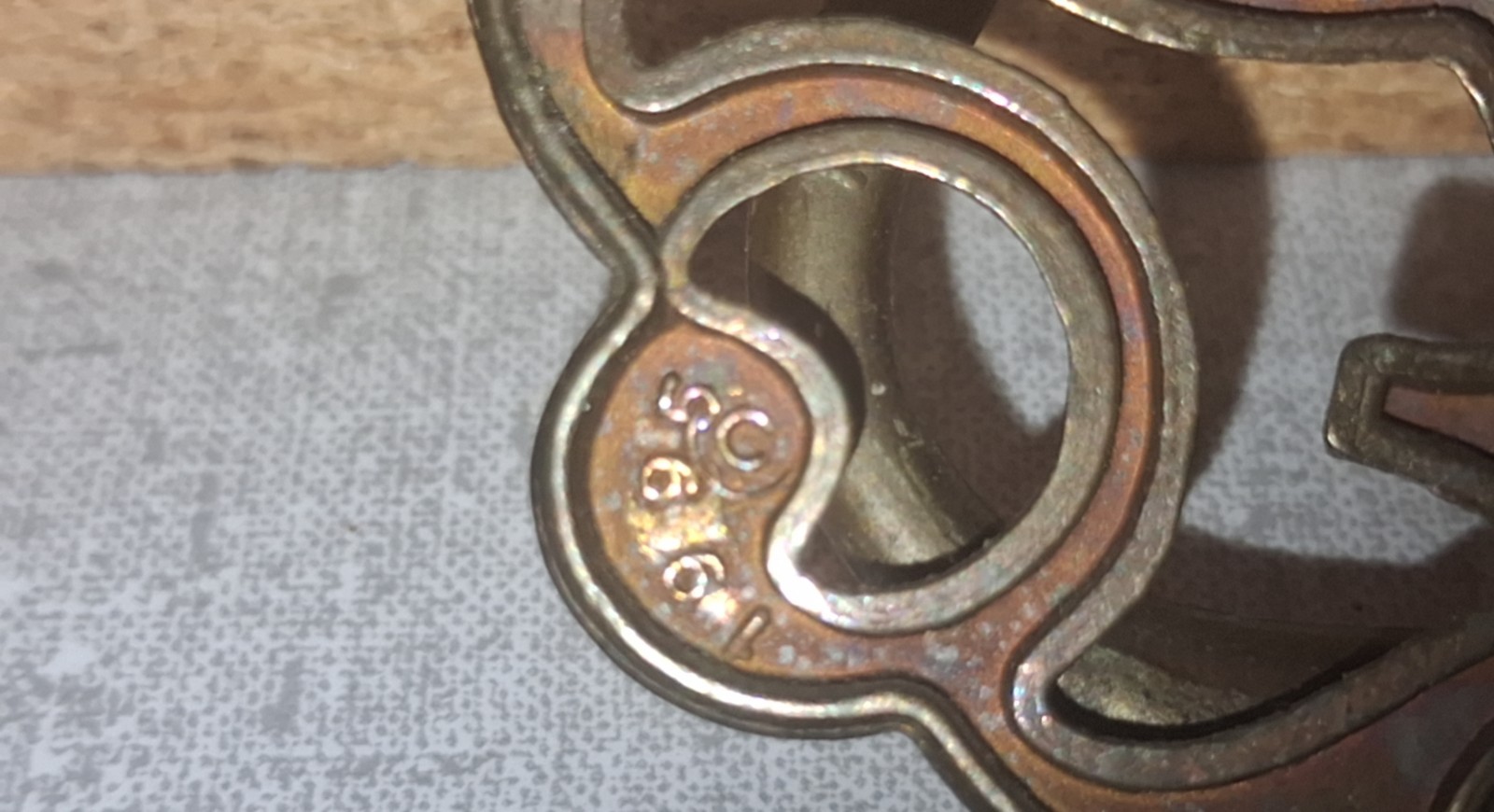 Vintage KBC Keller Brass Batwing Drawer Pull Handles Lot 10 Mid Century