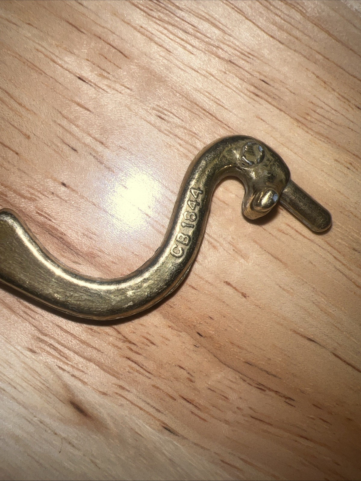 3 Vtg Bail Drop Pull Handle CB-1844 W/ Mounts And Screws Made Of Brass 3-7/8″