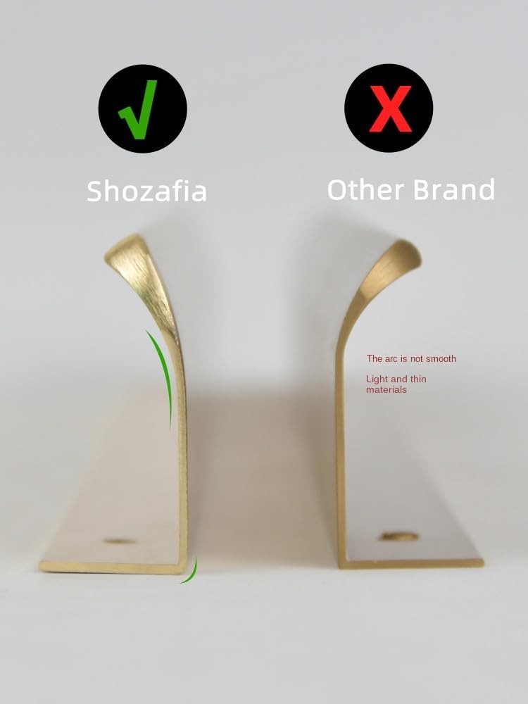 Shozafia 4 Pack Finger Pulls For Cabinets Finger Handles Drawer Edge Tab Pull
