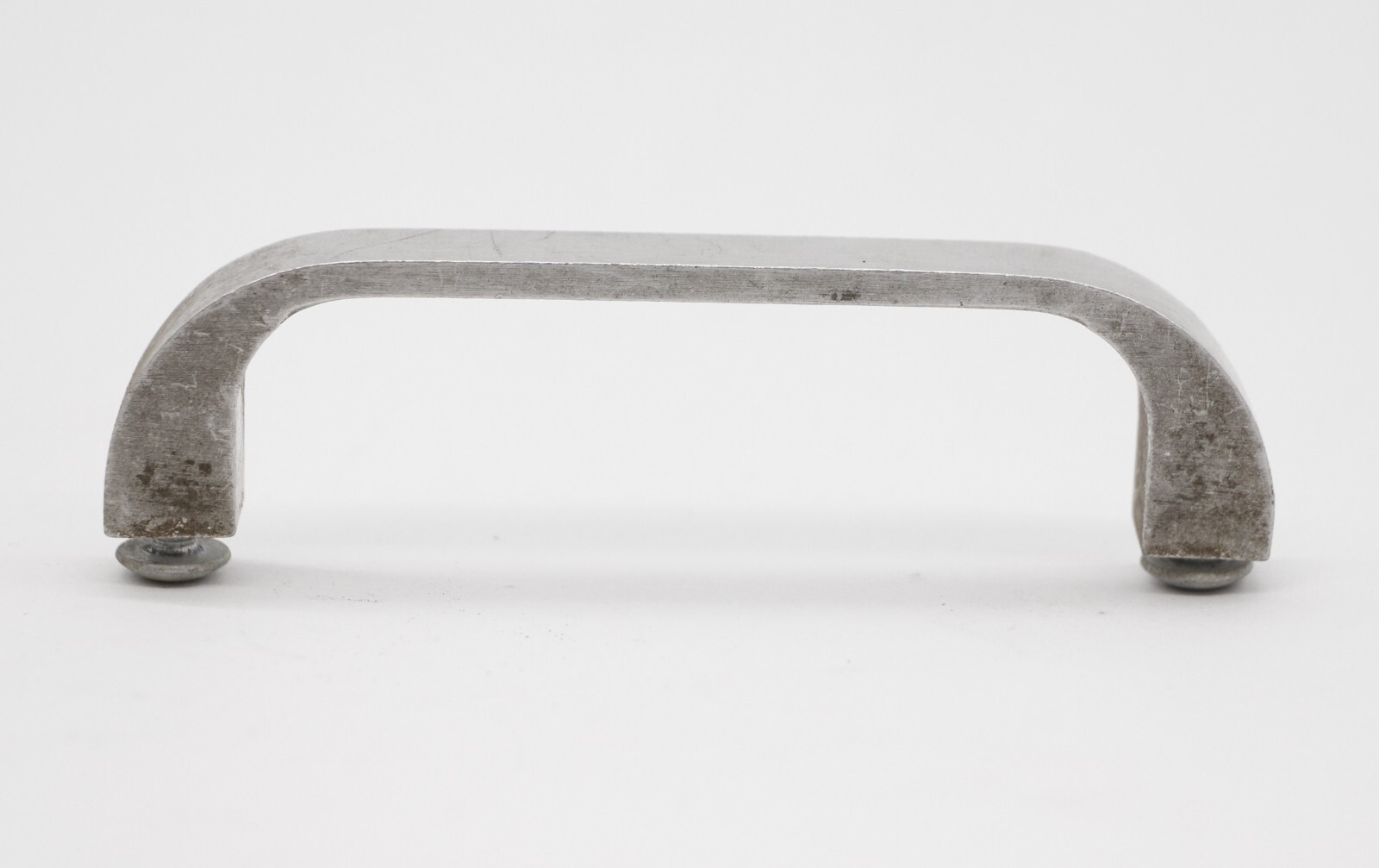 Vintage 4.5 in. Modern Brushed Aluminum Bridge Drawer Pull