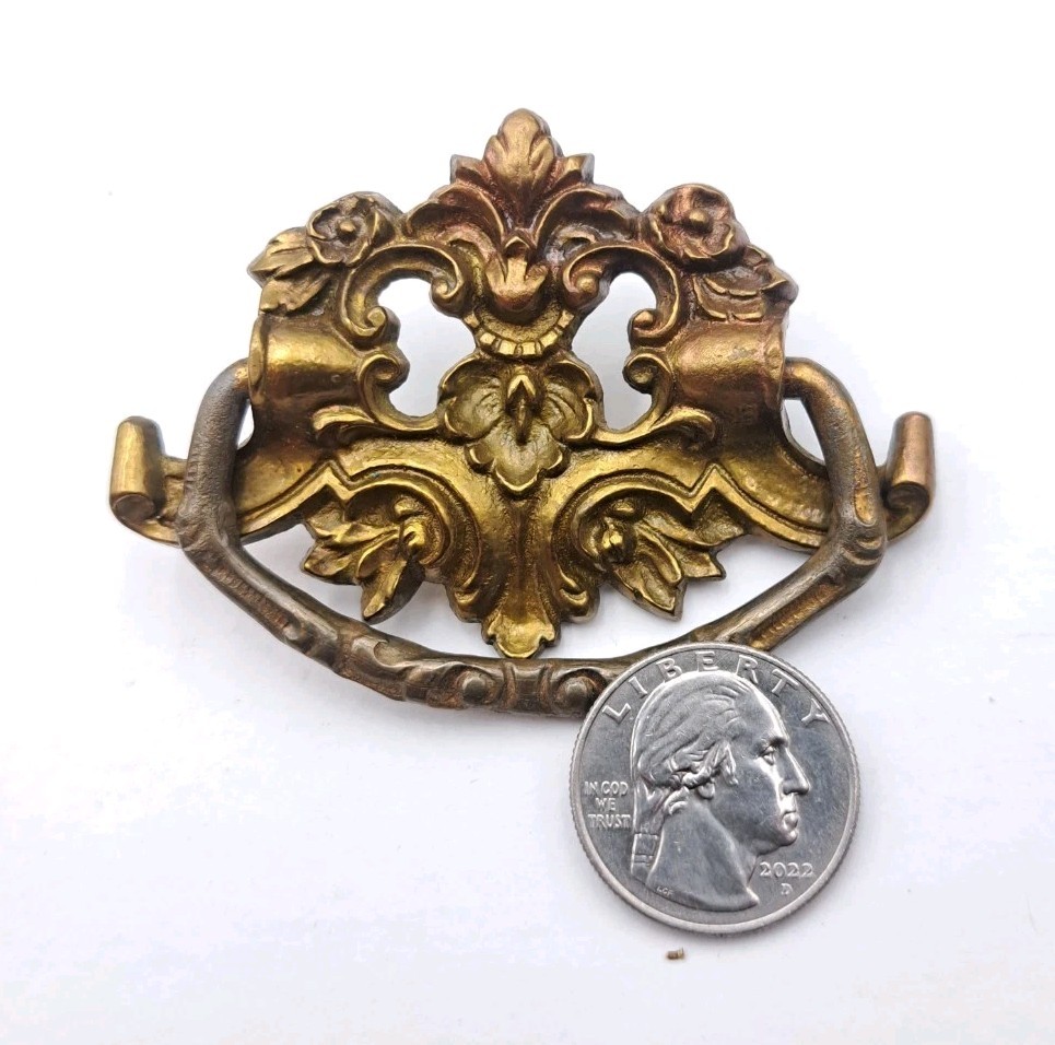 Antique Drop Handles Drawer Pulls Door Dresser Vintage Furniture Hardware Lot 4