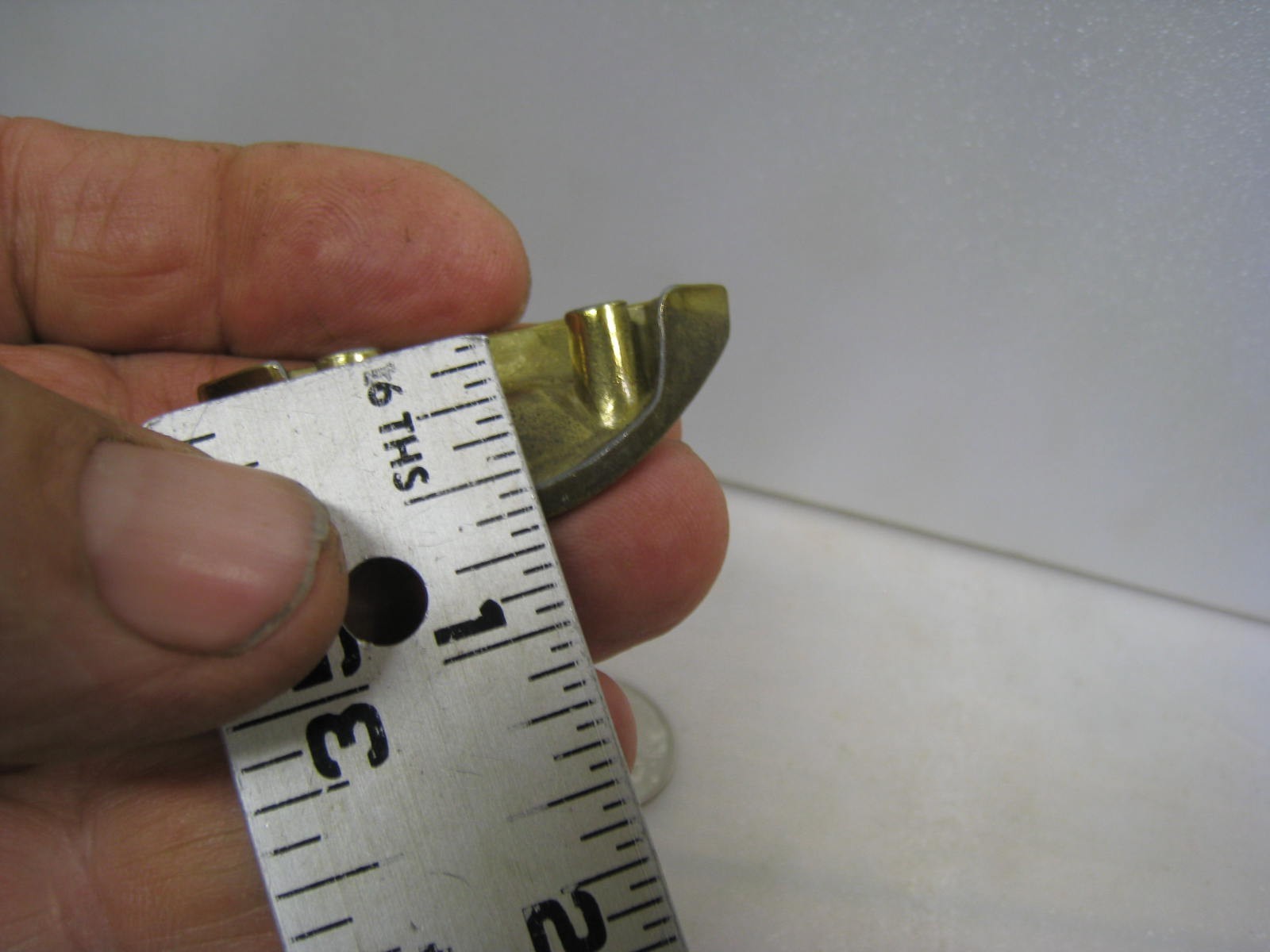 VINTAGE MID CENURY ORNATE BRASS 2″ DRAWER PULL HARDWARE DOOR HANDLES DRAWER