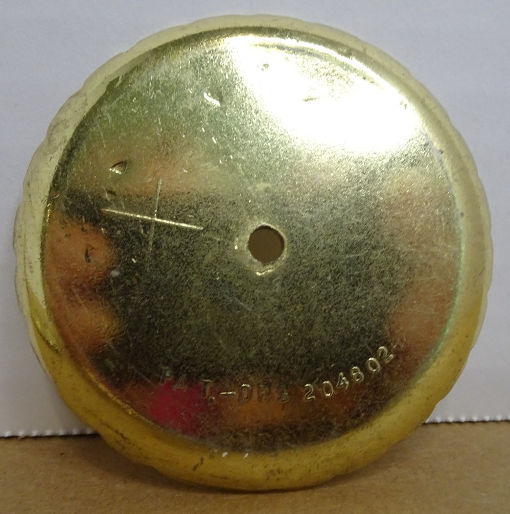 Cabinet Knob Back Plate Radial Furniture Pull Back Plate Hardware 3 Pcs Brass