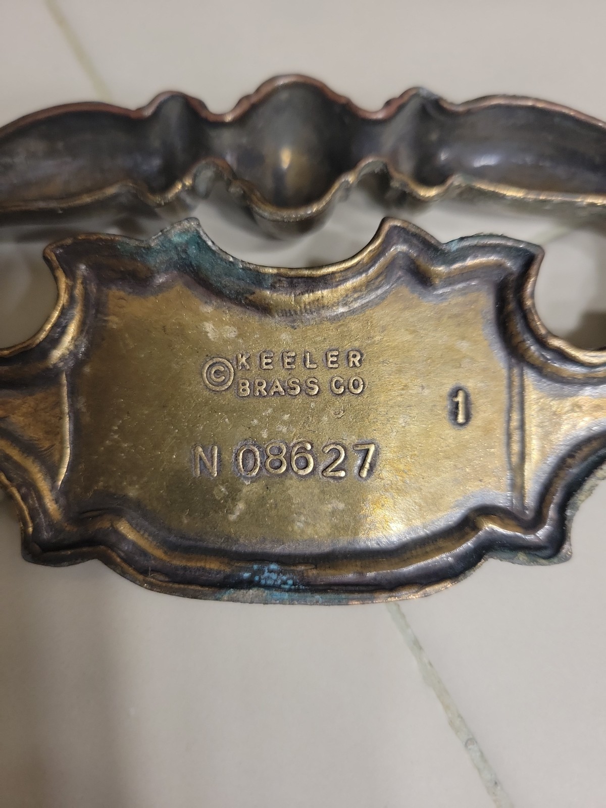 Keeler Brass Co. Drawer Pull Handle Chippendale KBC N08627 Vintage Lot of 4