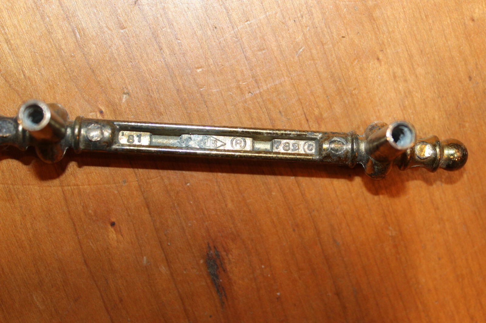 Vintage JayBee (JB) Brass Plated Drawer Pull Handle P-28