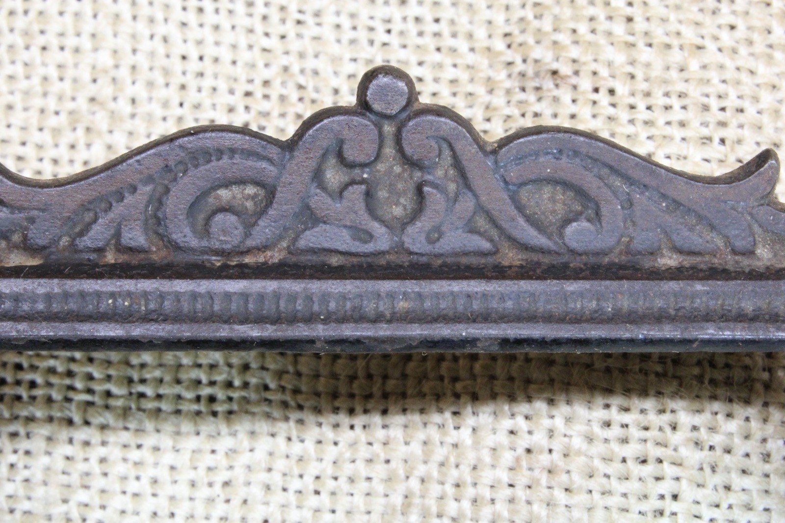 Old Apothecary Bin Pull Drawer Fancy Card Holder Handle 5 1/4″ Drug Store Glass
