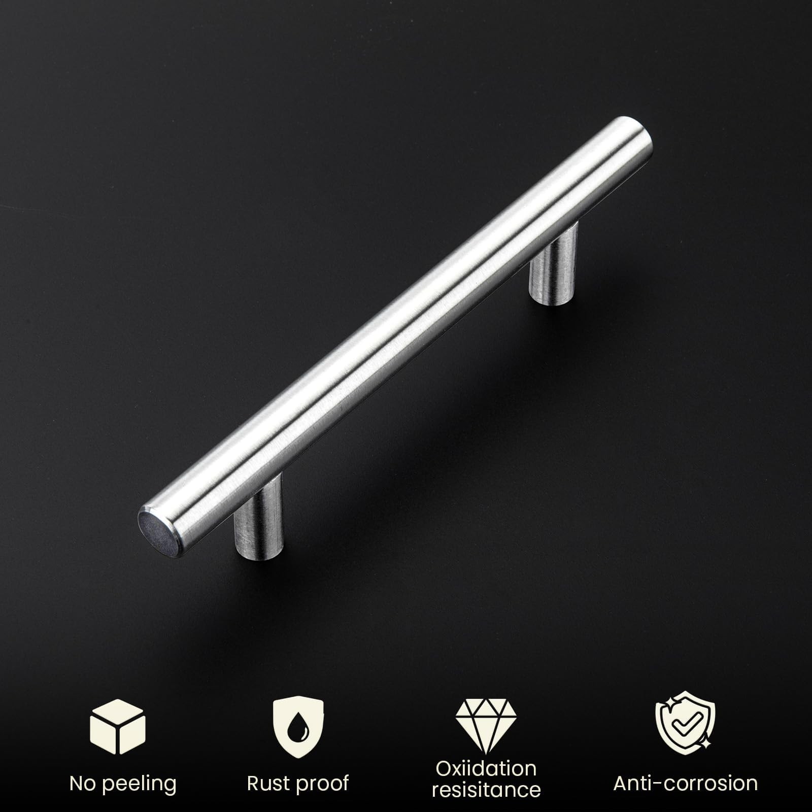 Homdiy 15 Pack Brushed Nickel Cabinet Pulls 3 Inch Handles Stainless Steel