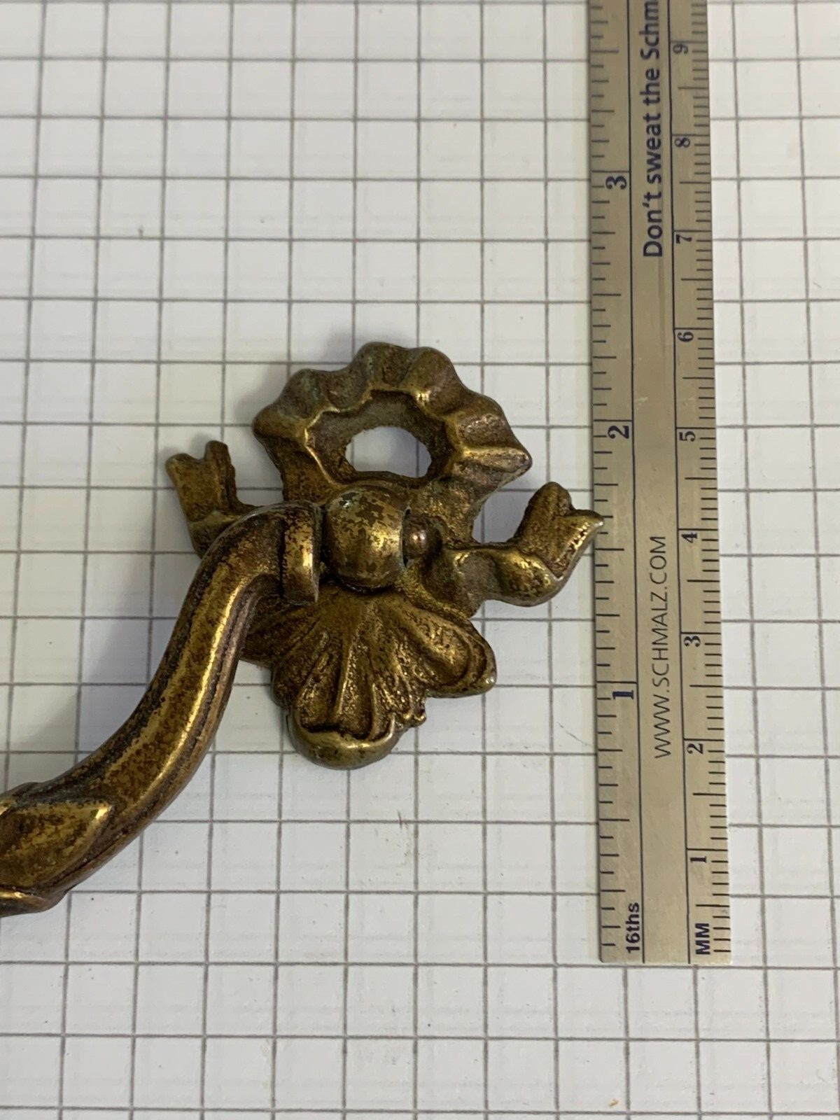 Drexel Heritage Cast Brass 4 3/4 in c-c Drawer Pull N3779 & N3780 FREE SHIPPING