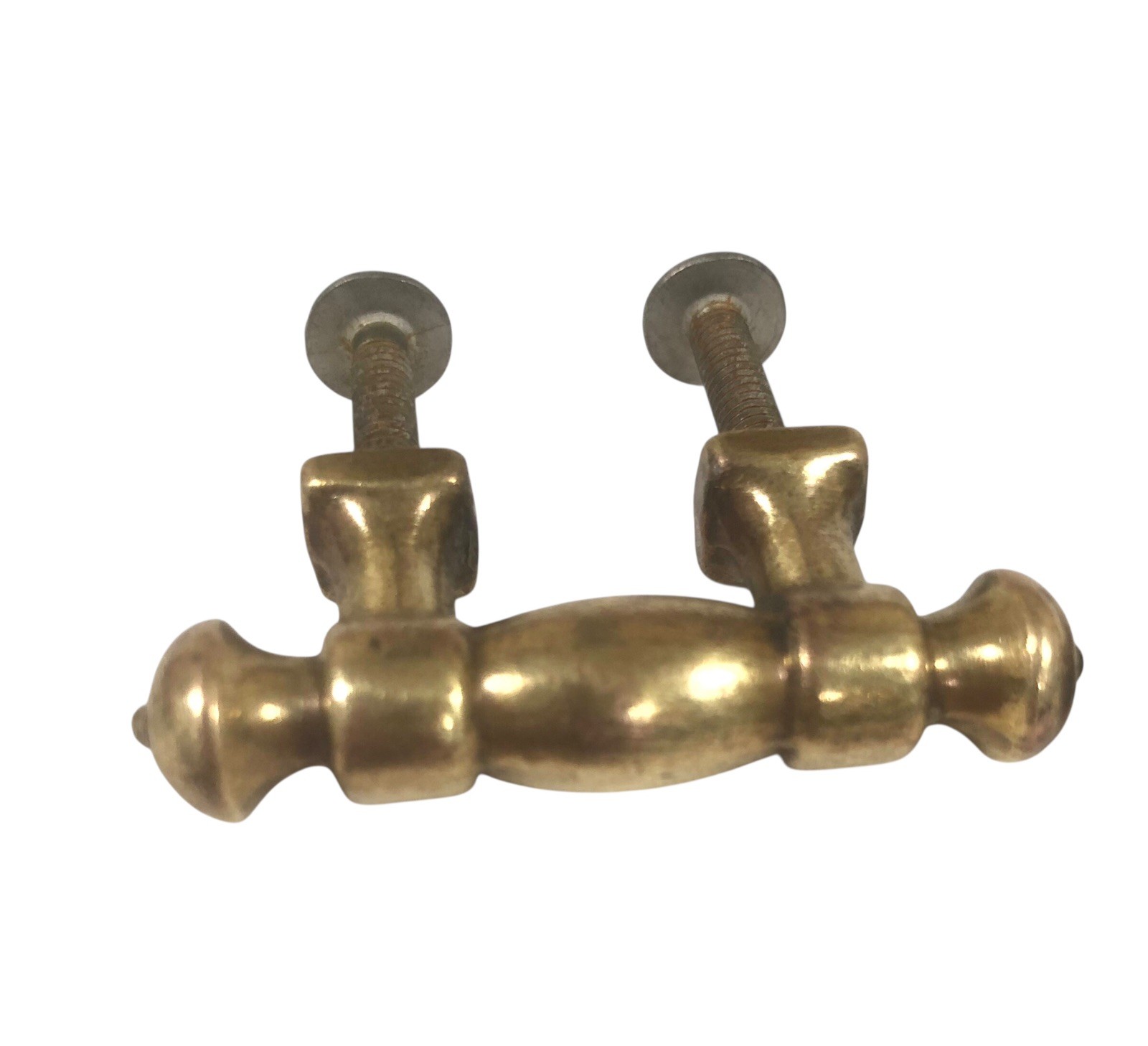 Vintage Drexel Esperanto MCM Dresser Brass Gold Door Pulls Set Of 2 W/ Screws