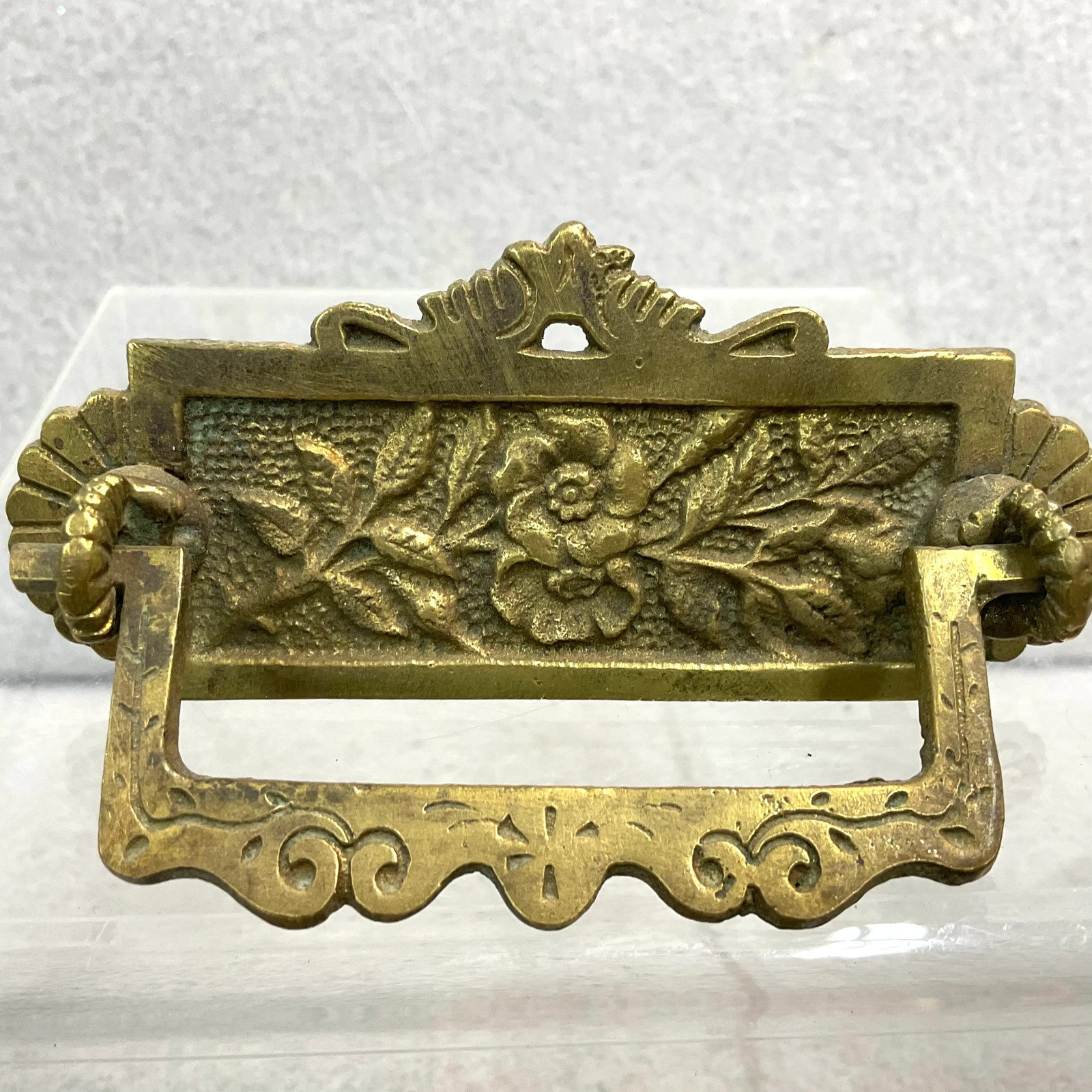 Vintage Brass Drawer Pulls Handles Hardware Various Victorian Styles Lot of 3