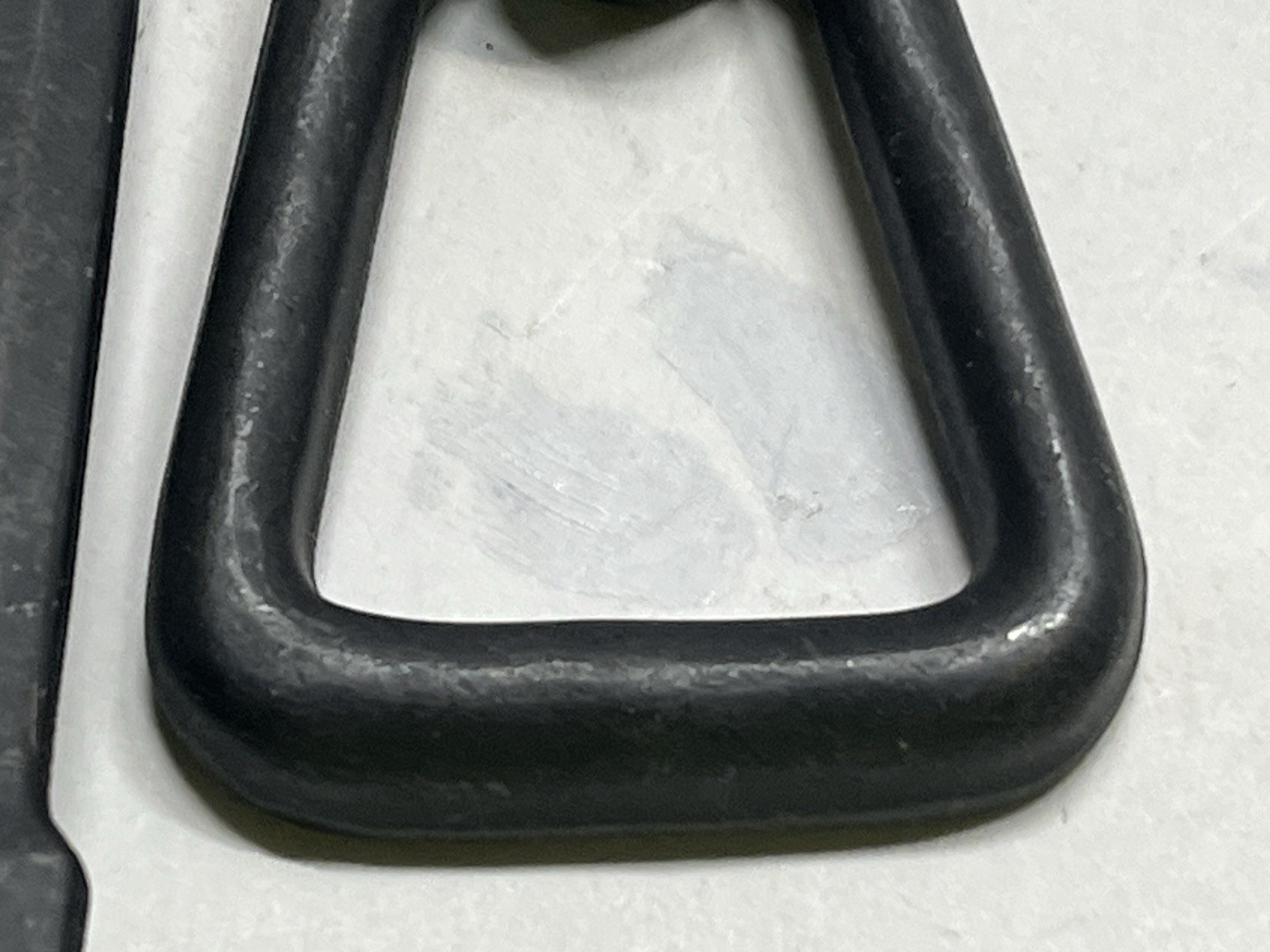 Lot (10) Black Rustic Mission Style 2pc.Vertical BackplateW/Triangle Swing Pulls