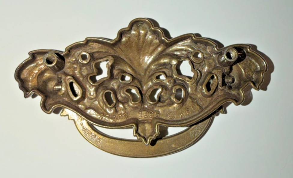 Vintage Keller Brass Co Ornate Drawer Pull Lot of (10) 45902/45903