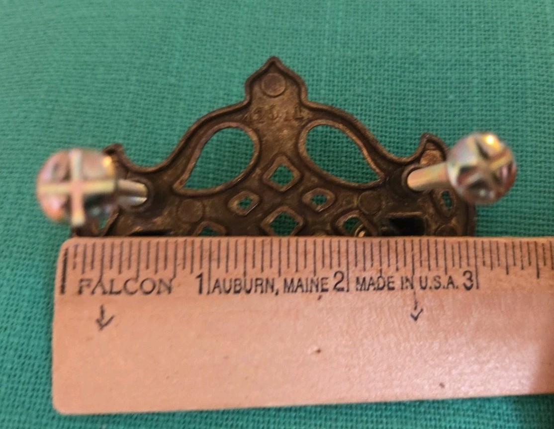 Keeler Brass Co. KBC Drawer Handles Pulls Chippendale Batwing Lot of 2 SEE