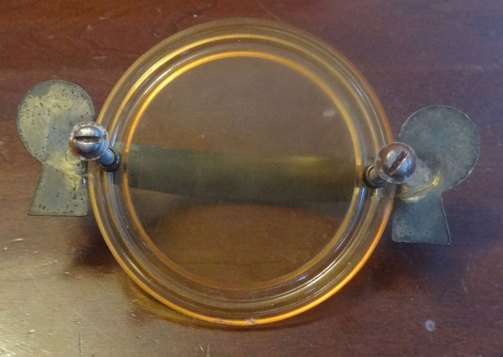 Lot 4 Antique Art Deco Bakelite & Brass Waterfall Furniture Draw Pulls & Bonus