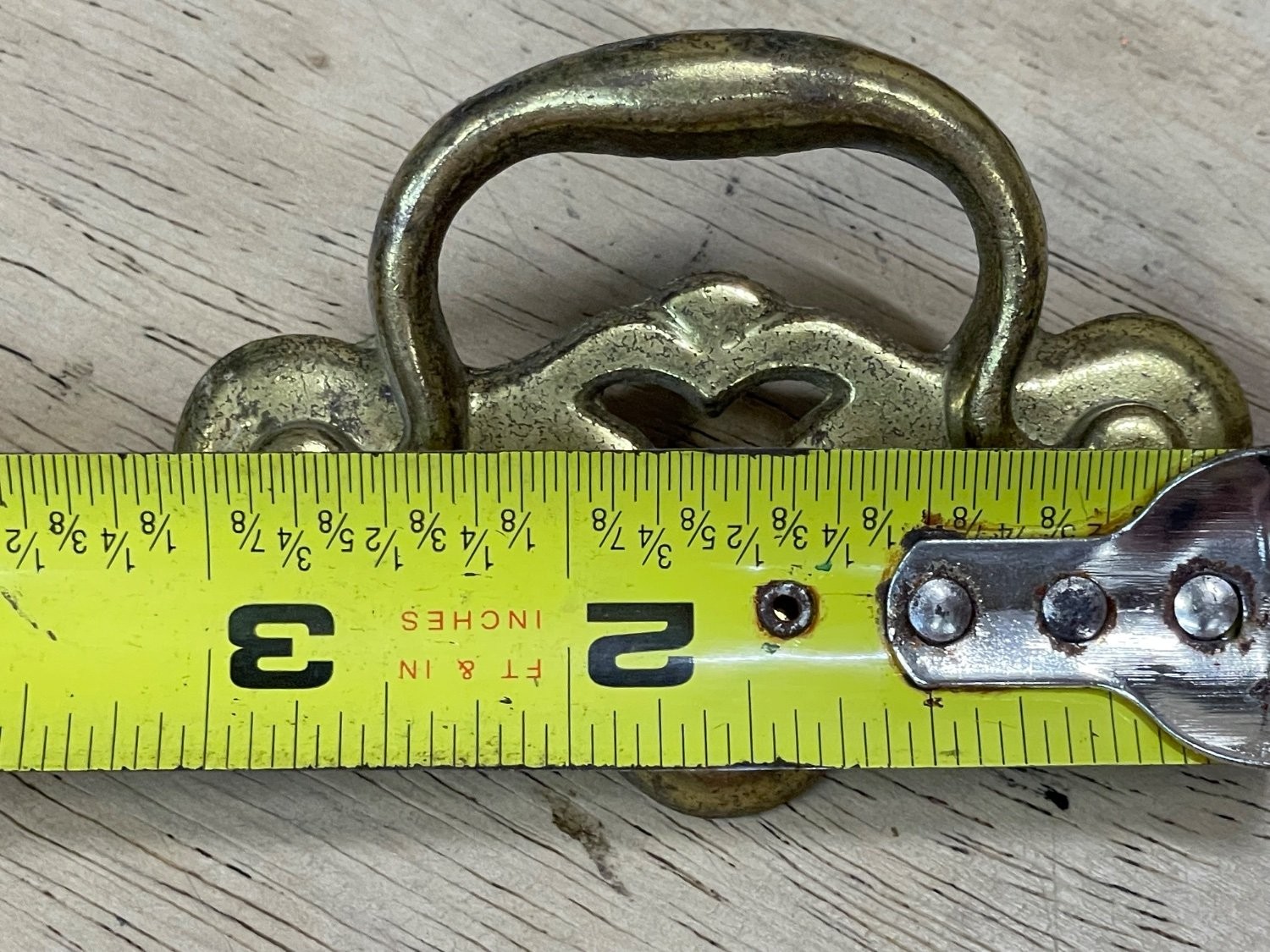 Vintage Keeler Brass Co 42094 Kbc 3 Chippendale Drawer Pulls Set of 4 Center