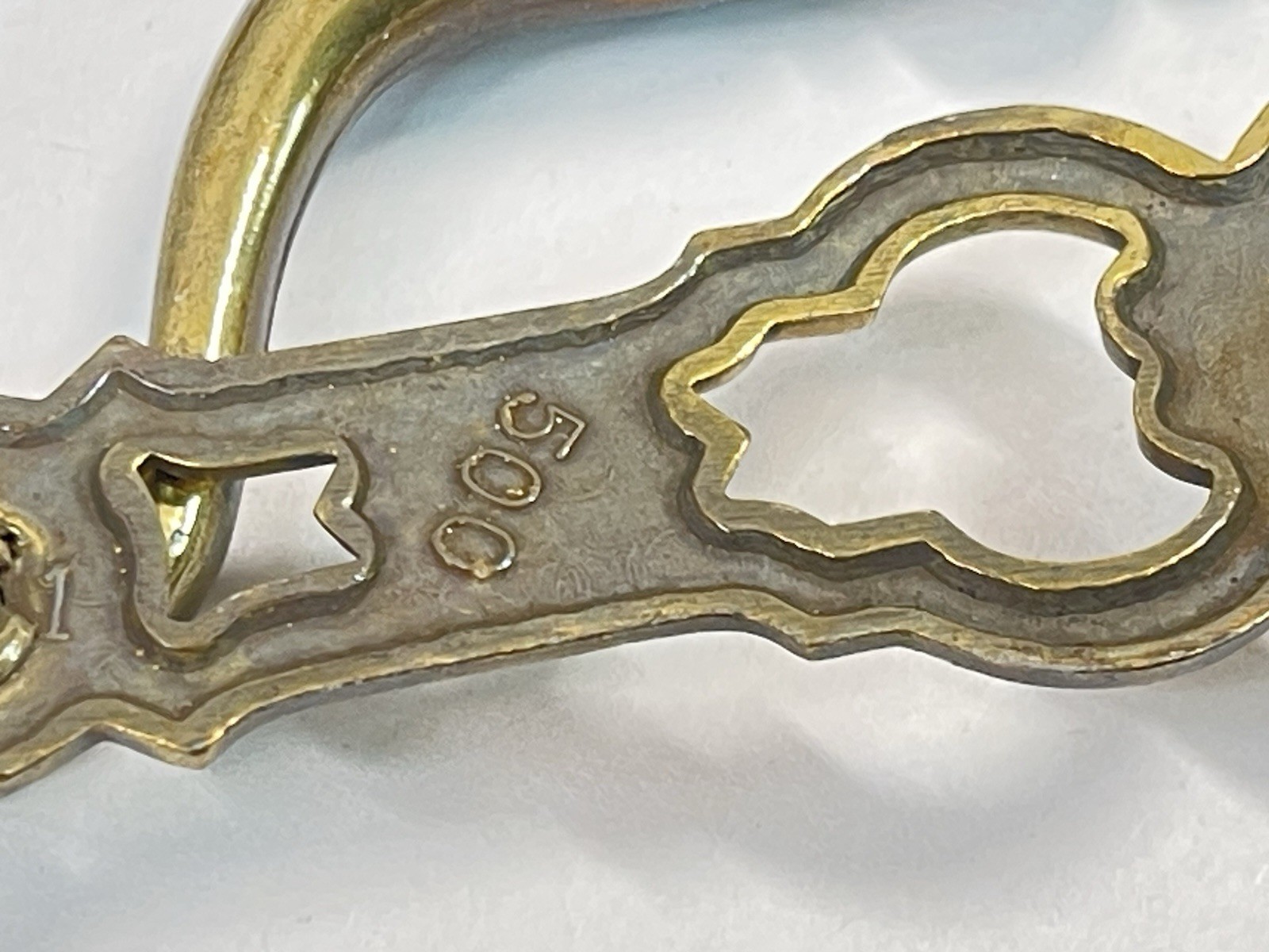 KBC Keeler Brass Co Vintage LONG Drawer Pull Bail Handle 4.5″ OCB lot#1841