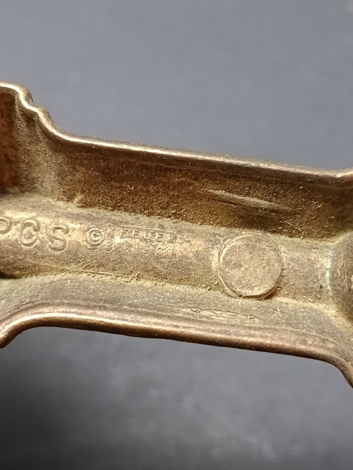 Lot Of 6 Vintage MCM Drawer Pulls Keeler Brass Co. No. 8075 7″ Length