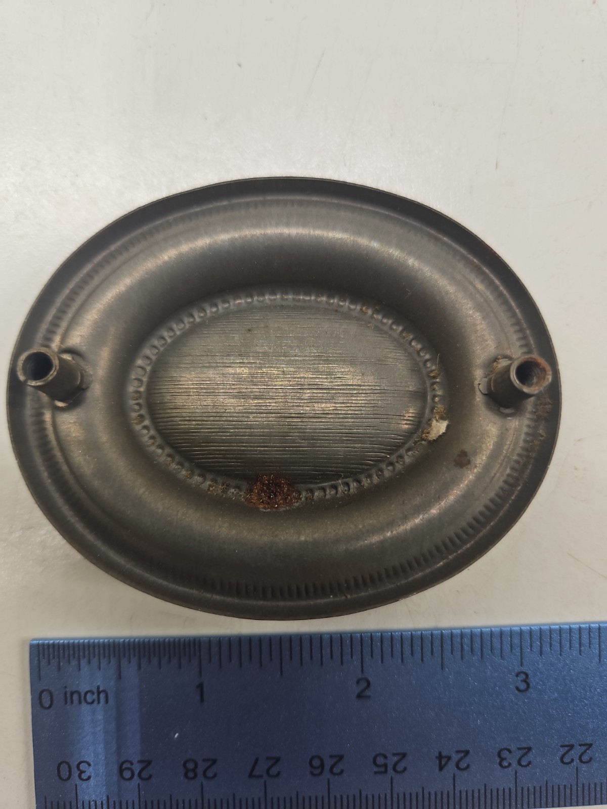 Vintage Brass Drawer Pull With Bail Drop Handle