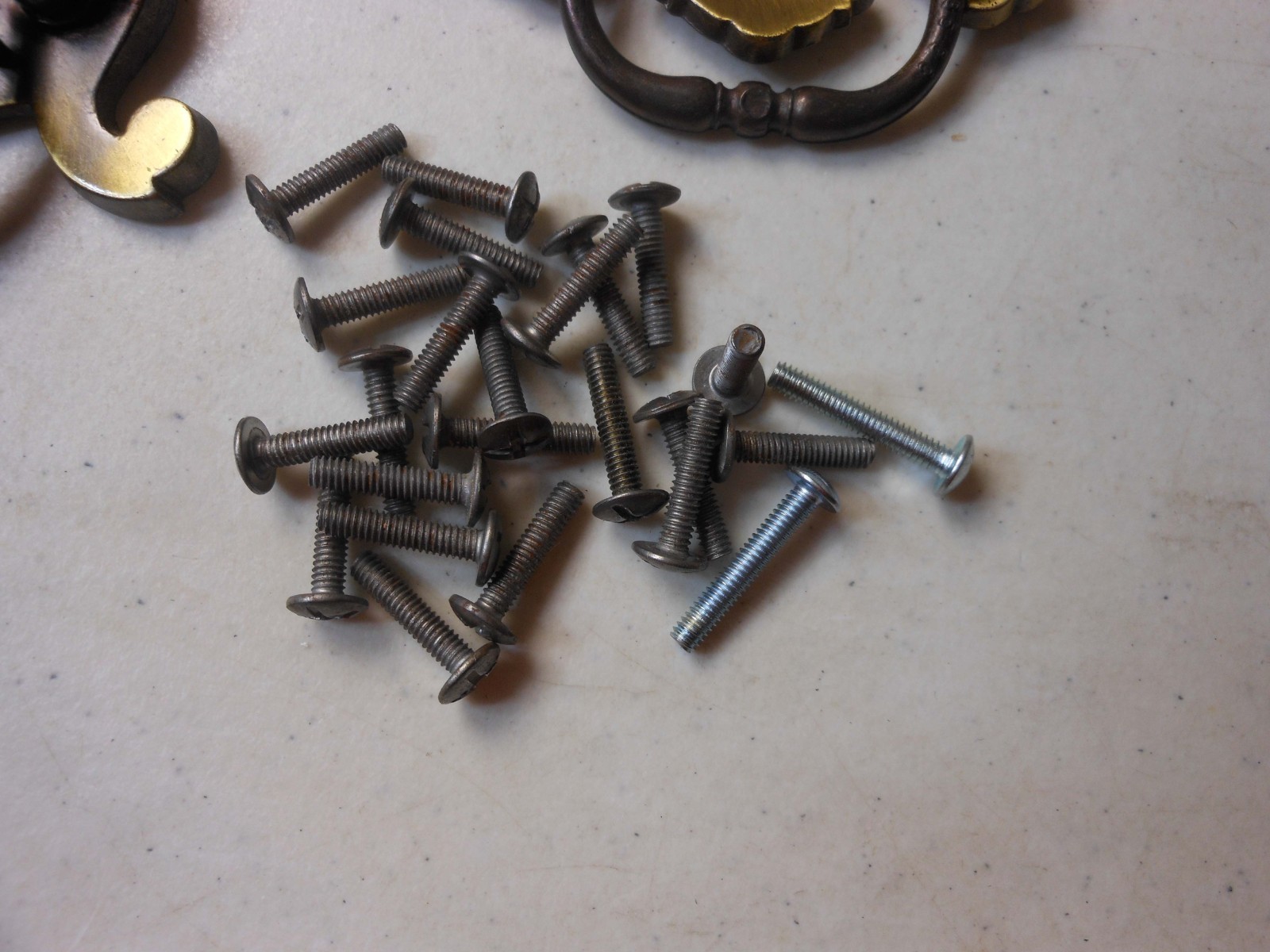 12 Vintage Brass Chippendale Batwing Bail Drawer Pull Handles