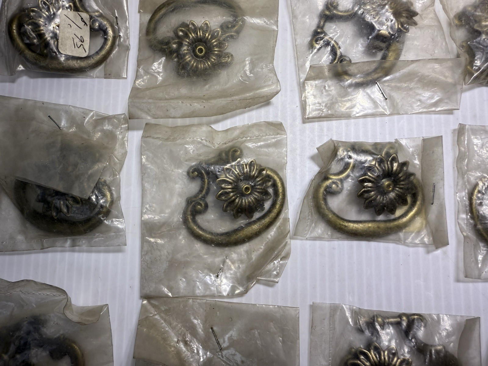 1970’s-90’s CAMPER Vintage Drawer Pulls Handles LOT of 20 –RARE Bronze Tone