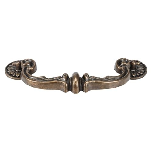 4Pcs Antique Bronze Drop Bail Pull Handles – 6″ Center, Heavy Duty Zinc Alloy, R