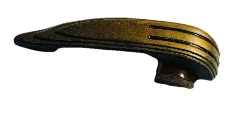 4”Centers Brass Antique Art Deco Butterscotch Tortoise Bakelite Drawer Pull