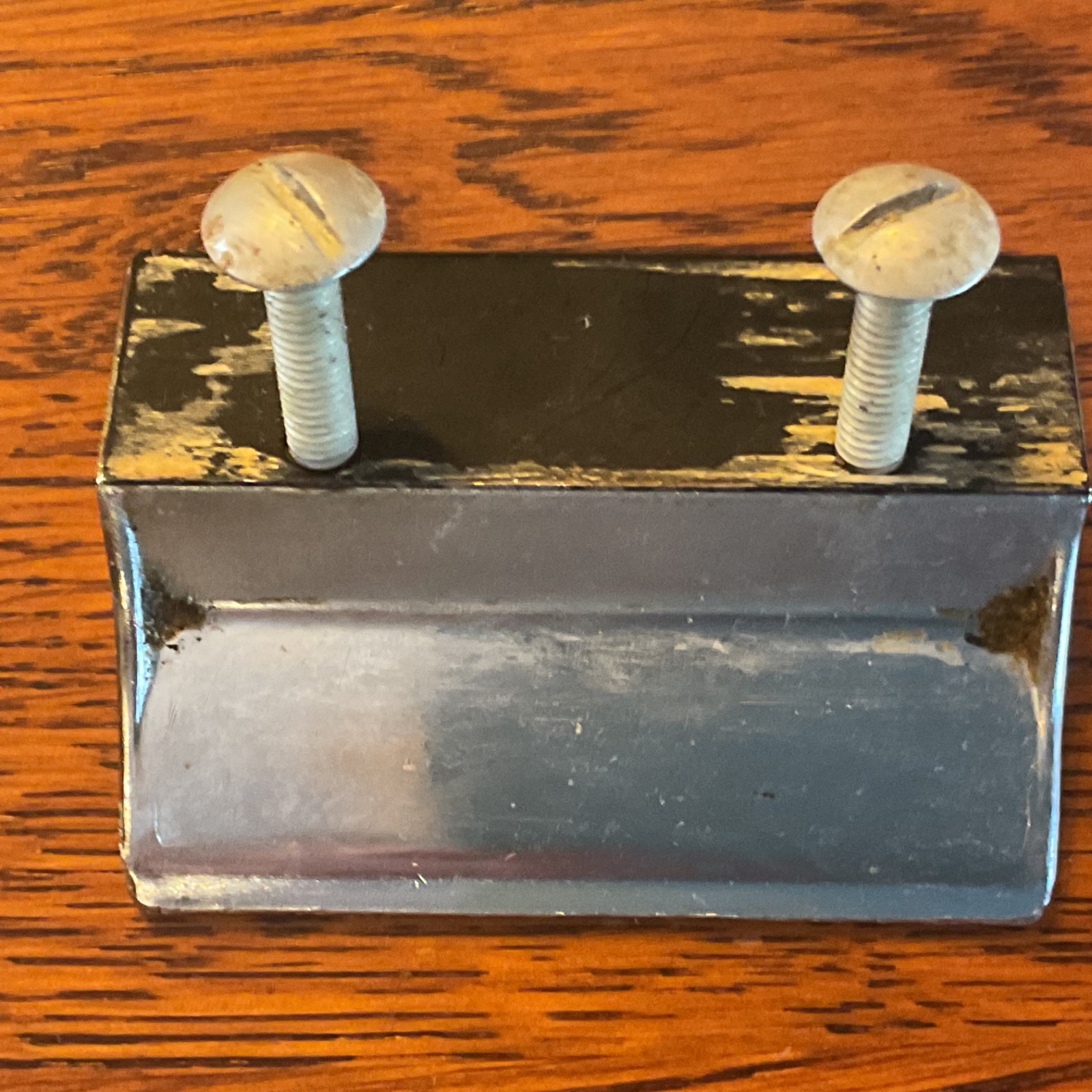 Vintage MID Century Chrome Sash Lift Style Desk Window Drawer Pulls 2 1/4 inch