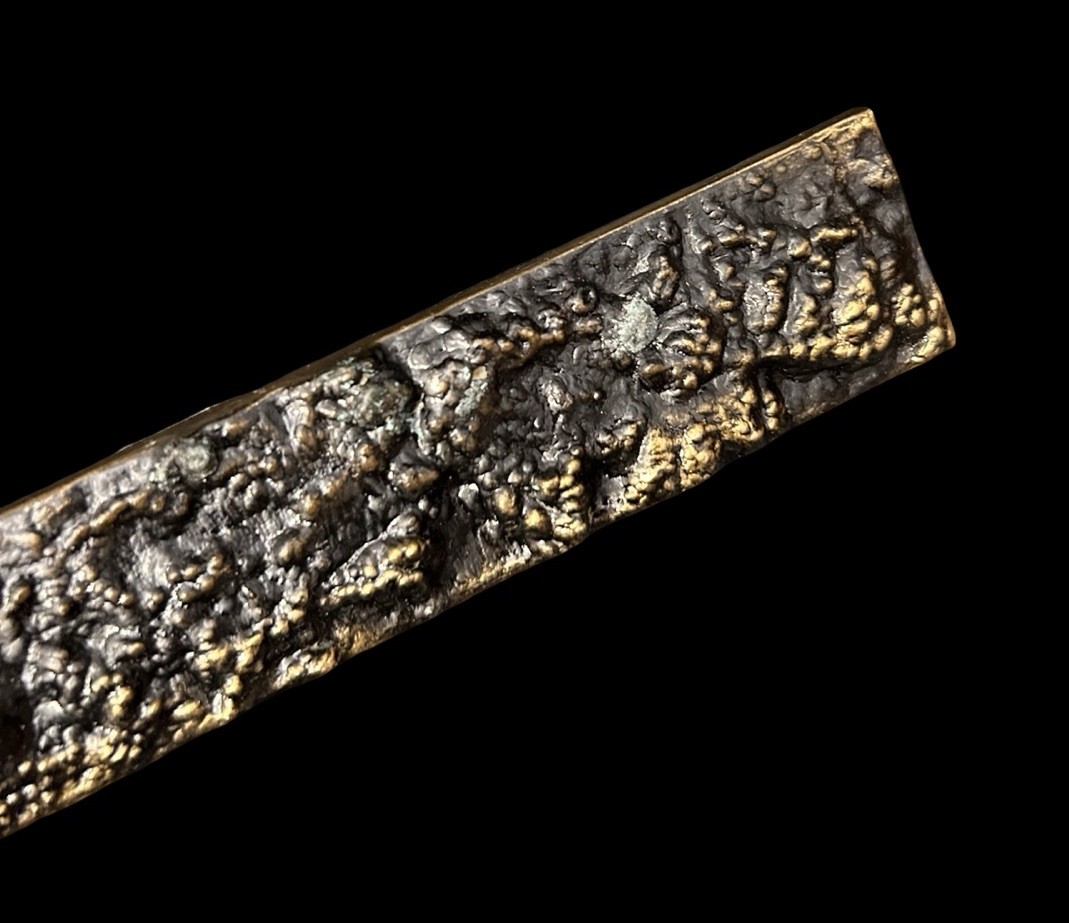3pc VTG Allison Japan Brutalist Rectangular Drawer Pull 5 3/8” Hardware READ