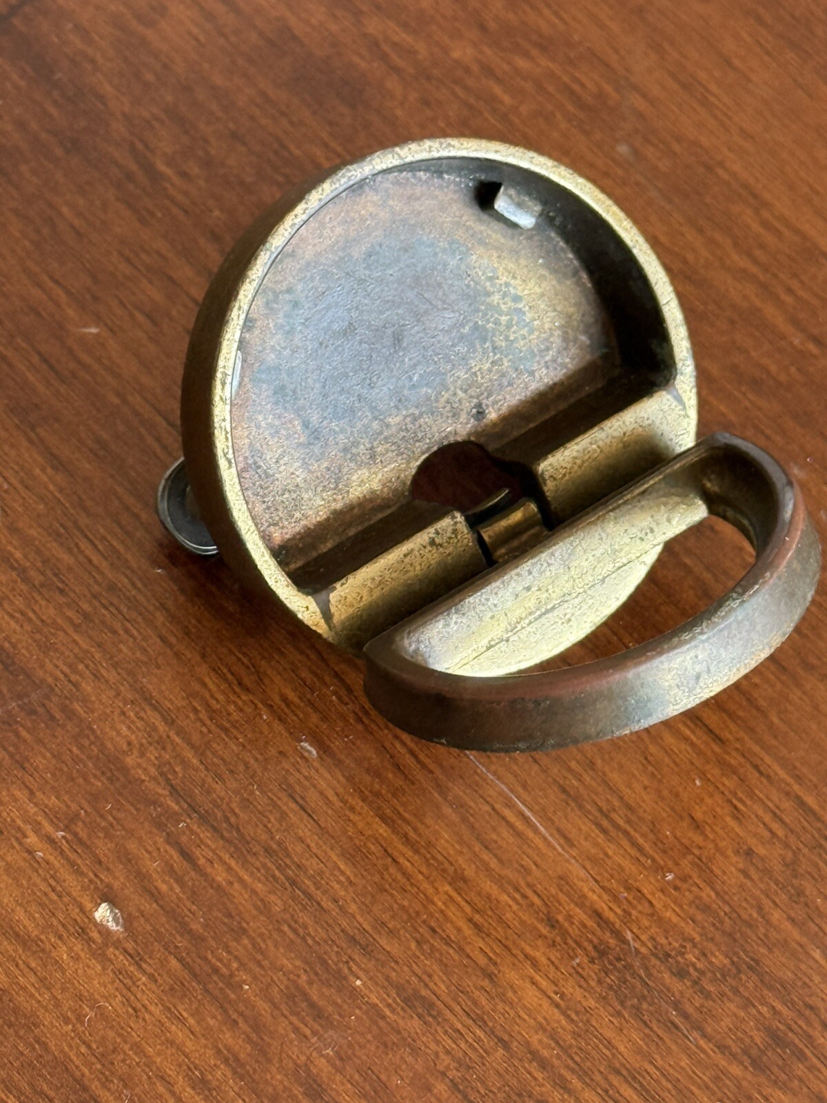 DREXEL ACCOLADE Brass Drawer Bail Pull Round Campaign KBC N7228 – 1.5” CC