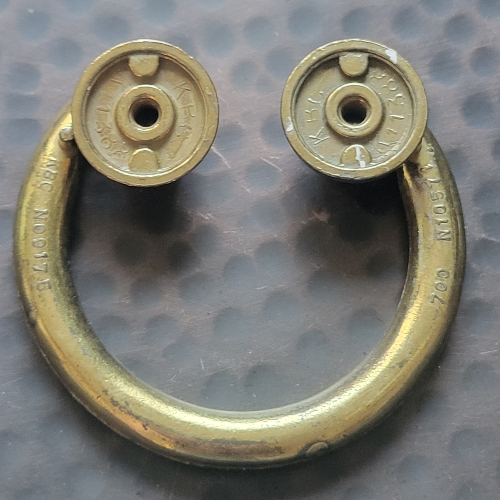 Lot Of 12: Vintage Keeler Brass Co KBC Ring Pull Drawer Handles N09175 Hardware